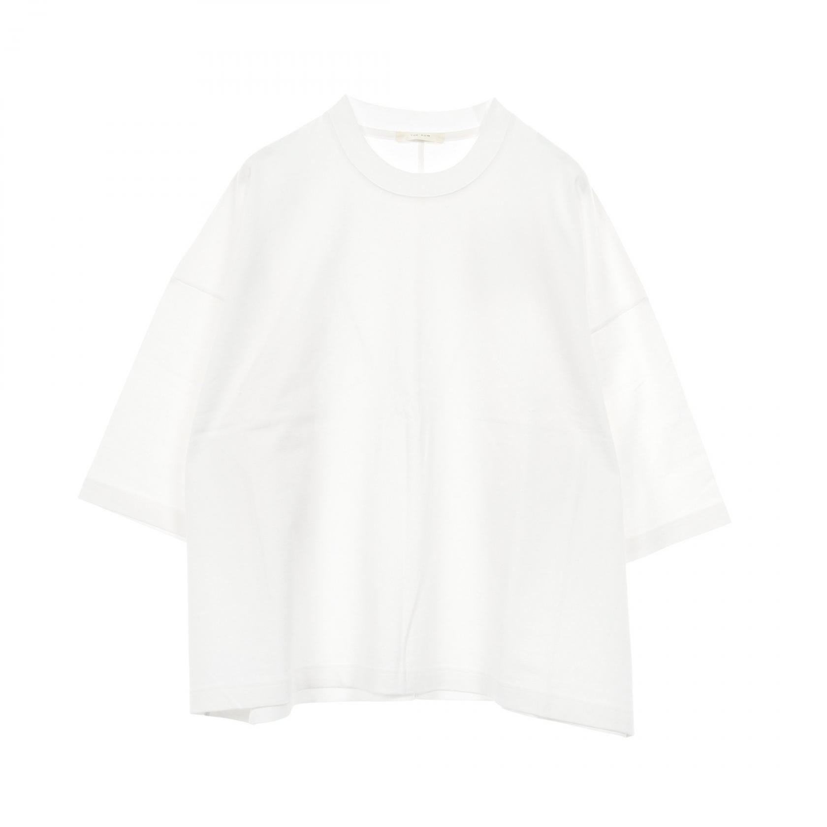 【20%OFFクーポン対象】ザ ロウ THE ROW ISSI TOP カットソー 衣料品 トップス コットン レディース ホワイト系 【中古】