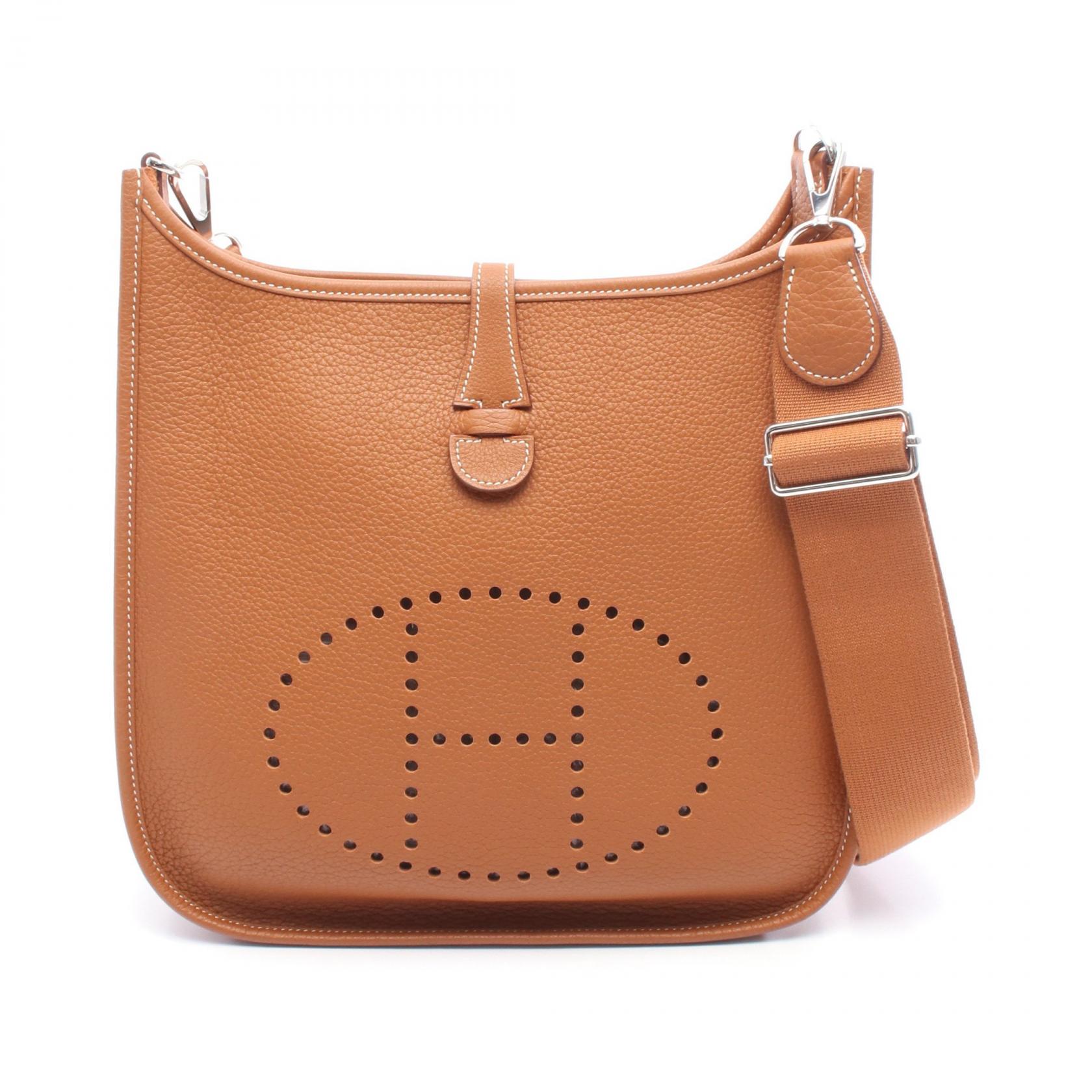 《全品5%クーポン×P5倍》エルメス HERMES エヴリン 3 トロワ PM ショルダーバッグ バッグ トリヨンクレマンス トリヨンクレマンス レディース ブラウン系 【中古】