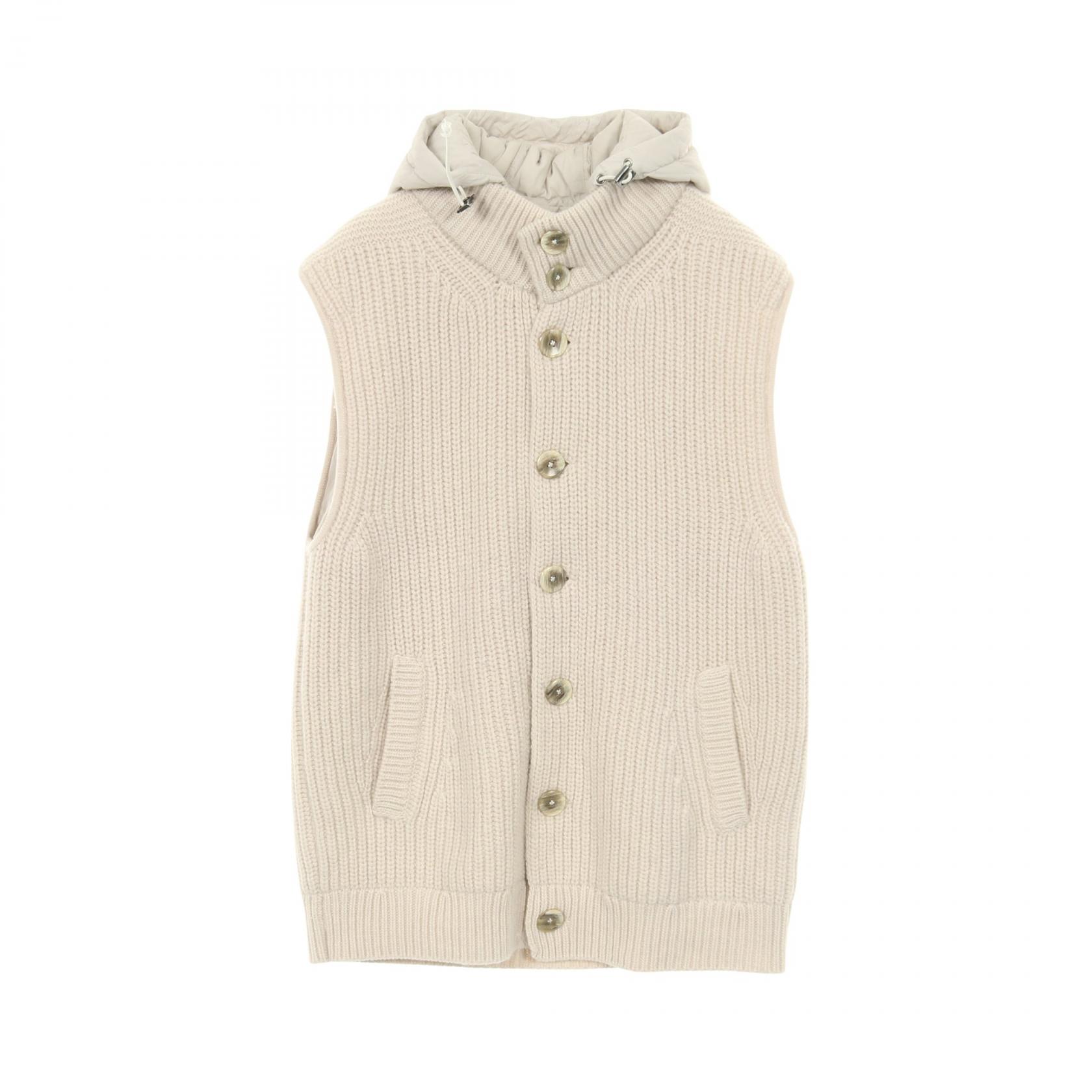 ≪10%OFFクーポン 7/19 20時~7/26 9:59≫ヘルノ Herno RESORT ベスト 衣料品 トップス ウール メンズ ベージュ系 MC009UR 【中古】|Mike Museum