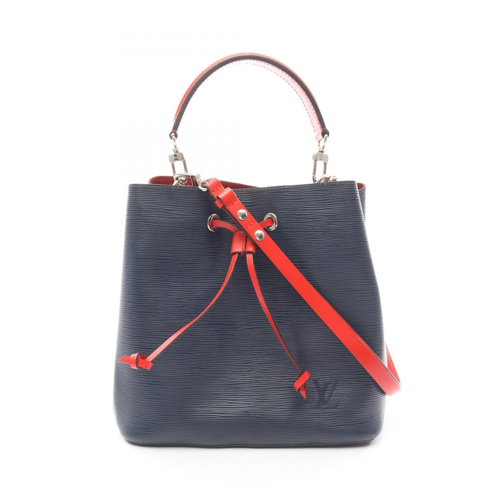 【15%OFFクーポン対象】ルイ・ヴィトン LOUIS VUITTON ネオノエ ハンドバッグ バッグ レザー エピ レディース ネイビー系 / レッド系 M54367 【中古】