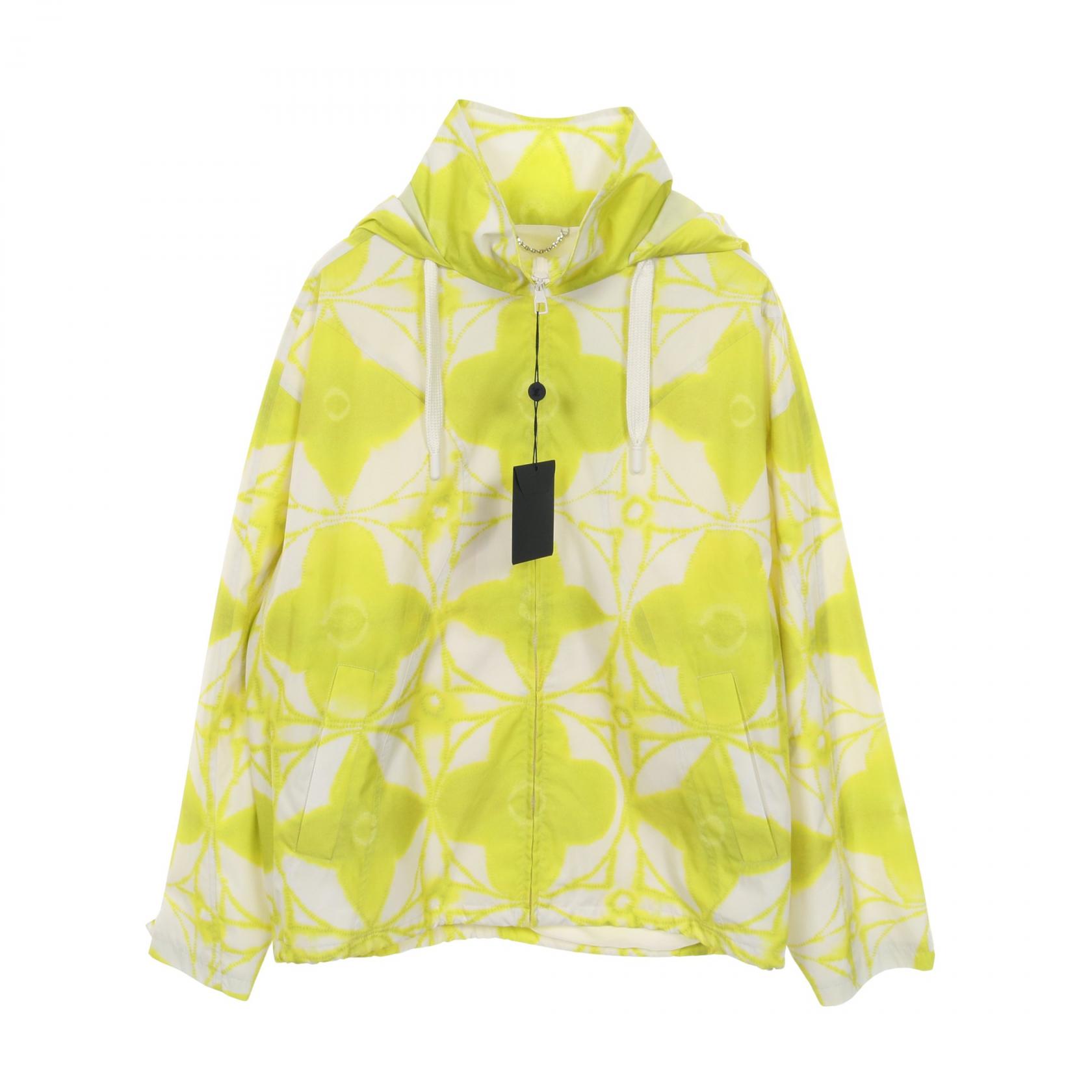 【20%OFFクーポン対象】ルイ・ヴィトン LOUIS VUITTON モノグラム フラワー シボリ ウインドブレーカー ブルゾン 衣料品 アウター ポリエステル メンズ イエロー系 / ホワイト系 RM231 XH8 HOB93W 【中古】