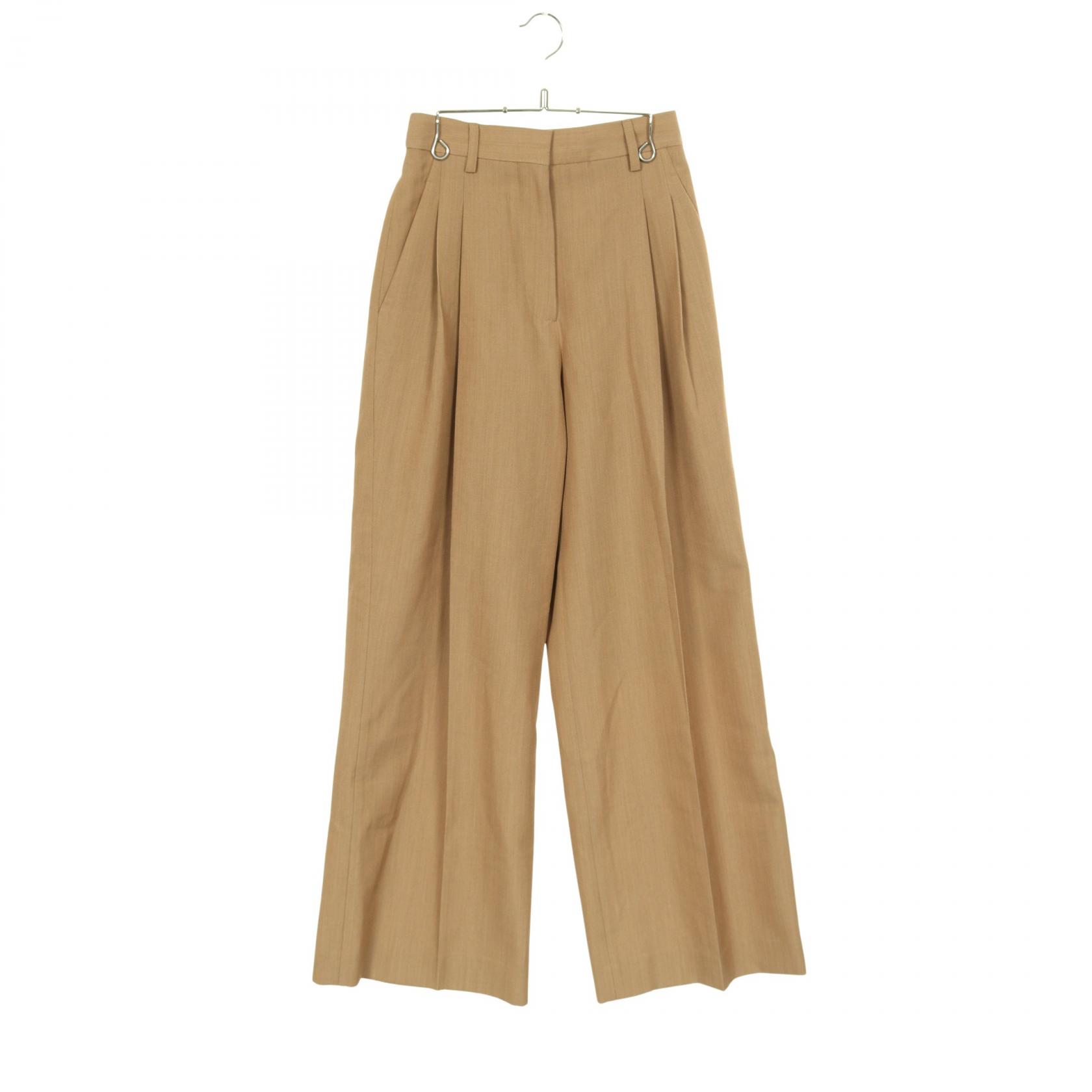 【30%OFFクーポン対象】バーバリー BURBERRY パンツ 衣料品 ボトムス ウール レディース ベージュ系 【中古】 20,424円