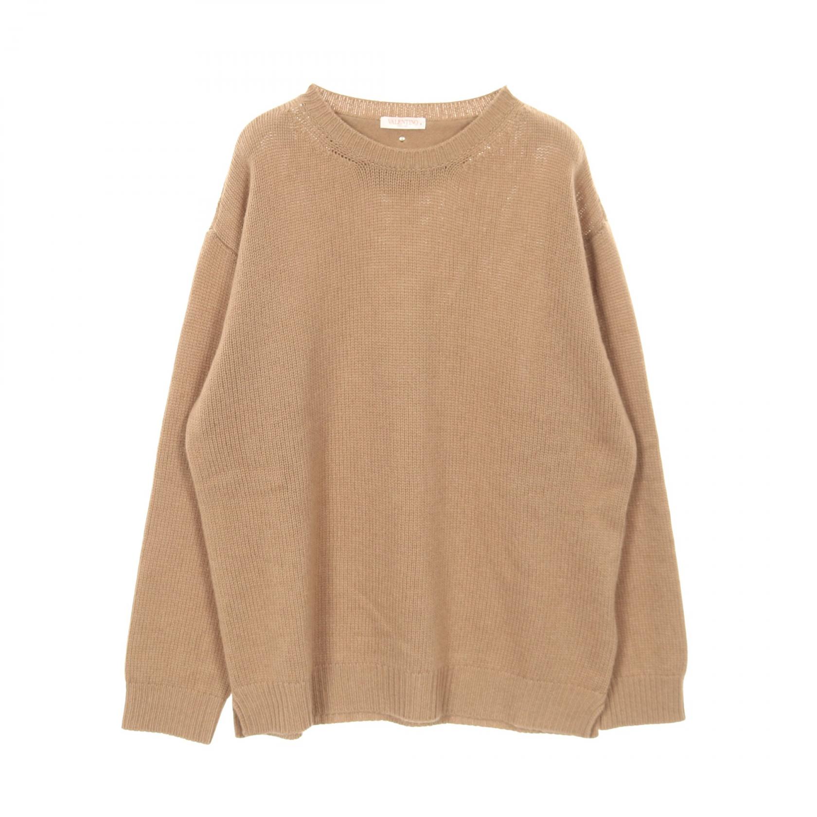 【SALE／5千円OFFクーポン】ヴァレンチノ Valentino セーター ニット 衣料品 トップス カシミヤ メンズ ブラウン系 【中古】