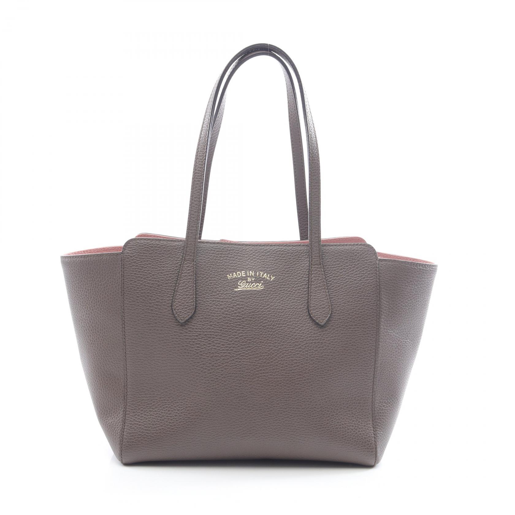 【楽天市場】グッチ GUCCI スウィング トートバッグ バッグ レザー レディース グレー系 354408 【中古】：Mike Museum
