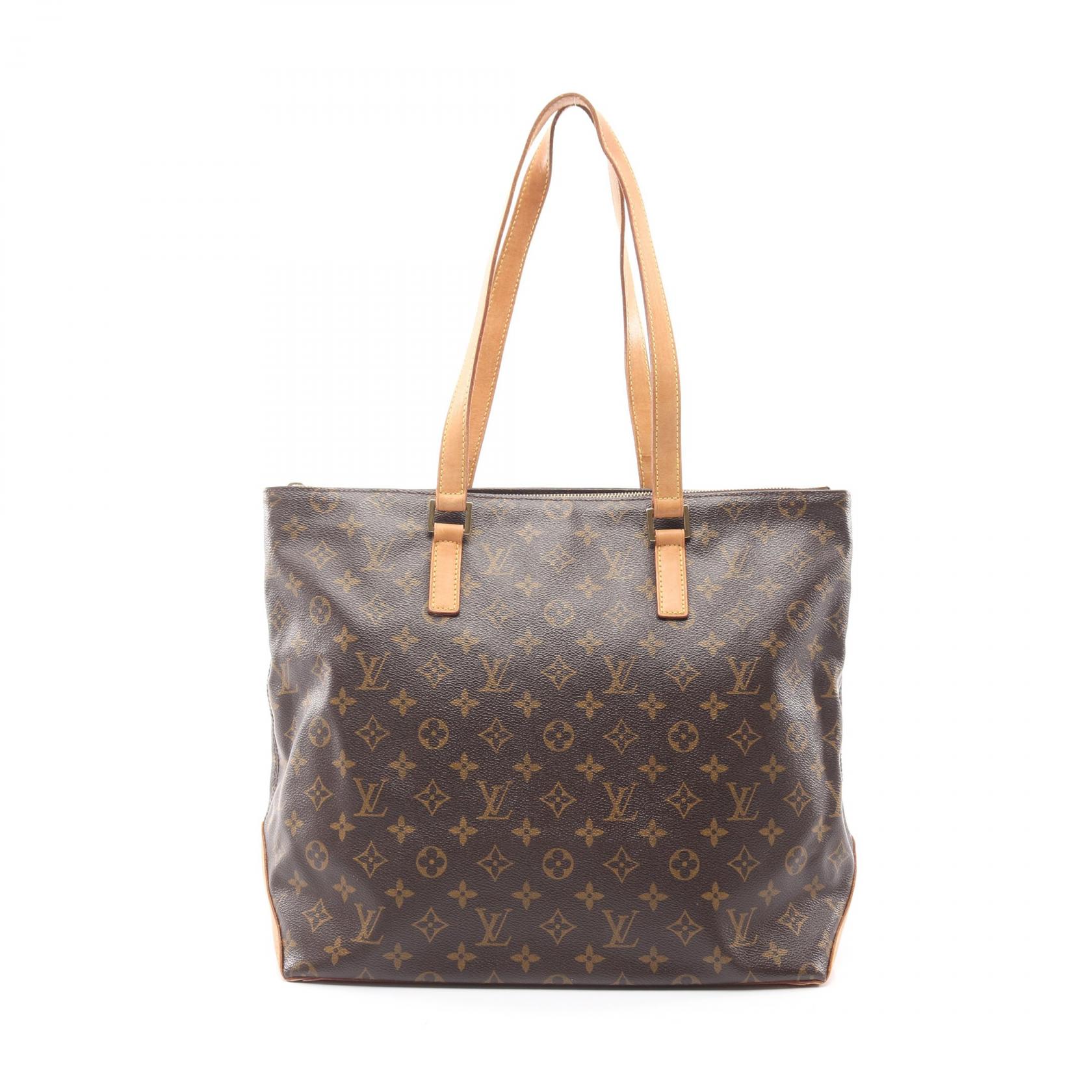 ≪15%OFFクーポン 7/19 20時~7/26 9:59≫ルイ・ヴィトン LOUIS VUITTON カバメゾ モノグラム トートバッグ バッグ PVCコーティングキャンバス レザー レディース ブラウン系 M51151 【中古】|Mike Museum