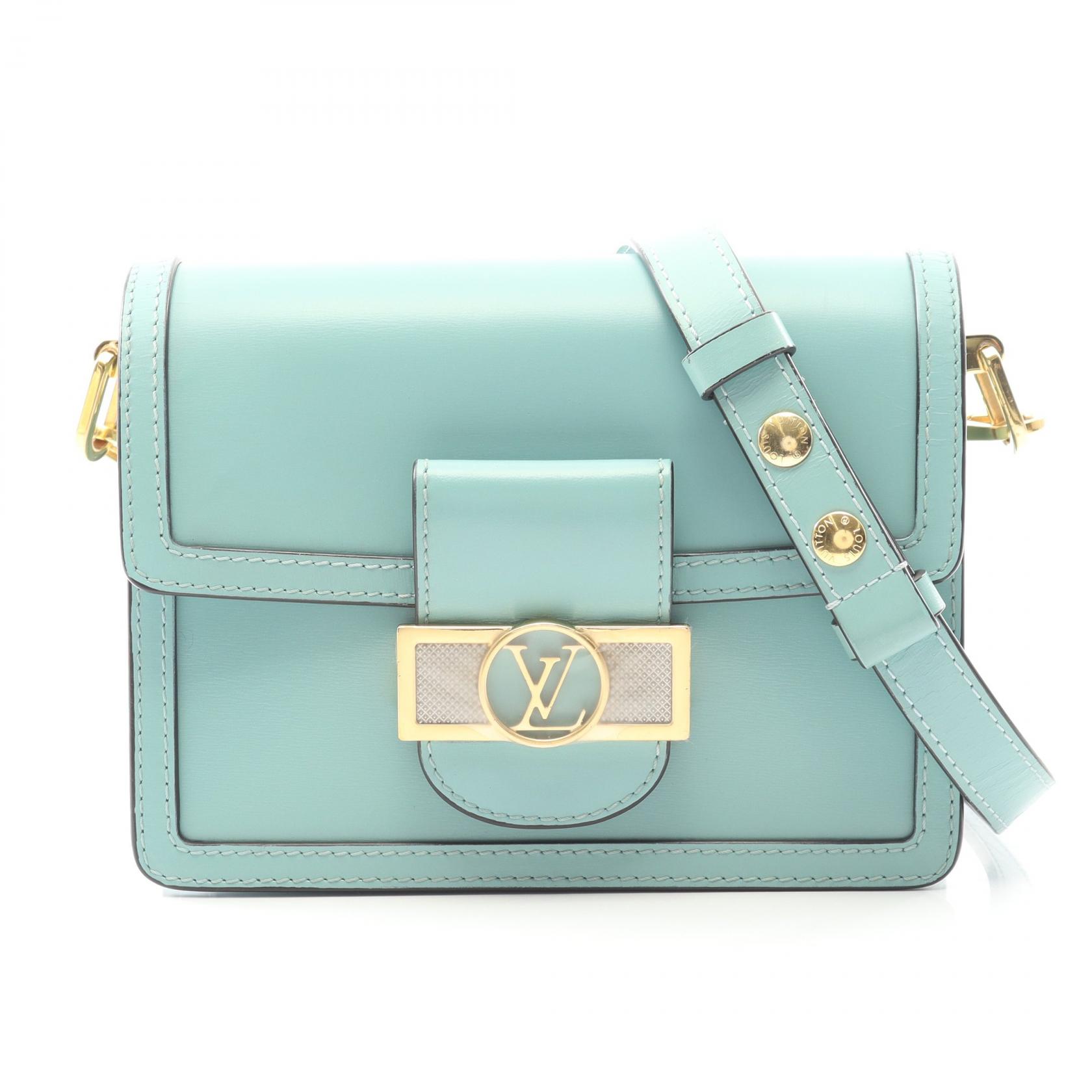 【SALE/2万円OFFクーポン】ルイ・ヴィトン LOUIS VUITTON ドーフィーヌ MINI ショルダーバッグ バッグ レザー レディース グリーン系 M55837 【中古】