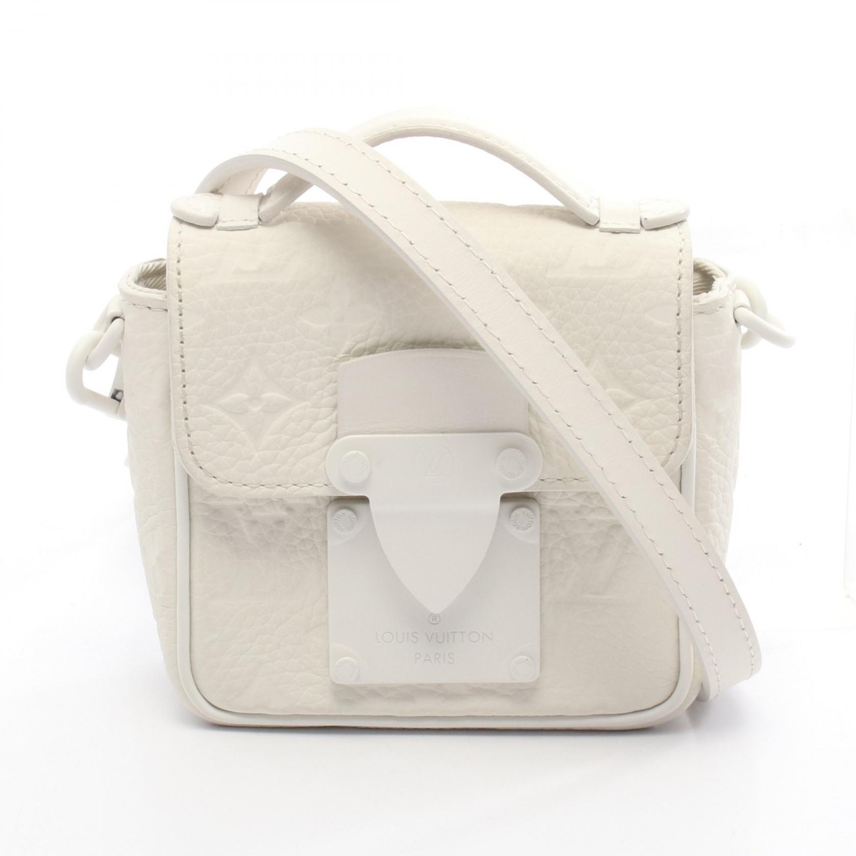 【SALE/1万円OFFクーポン】ルイ・ヴィトン LOUIS VUITTON ピコ Sロック トリヨンモノグラム ハンドバッグ バッグ レザー トリヨンレザー トリヨンレザー メンズ ホワイト系 M83163 【中古】