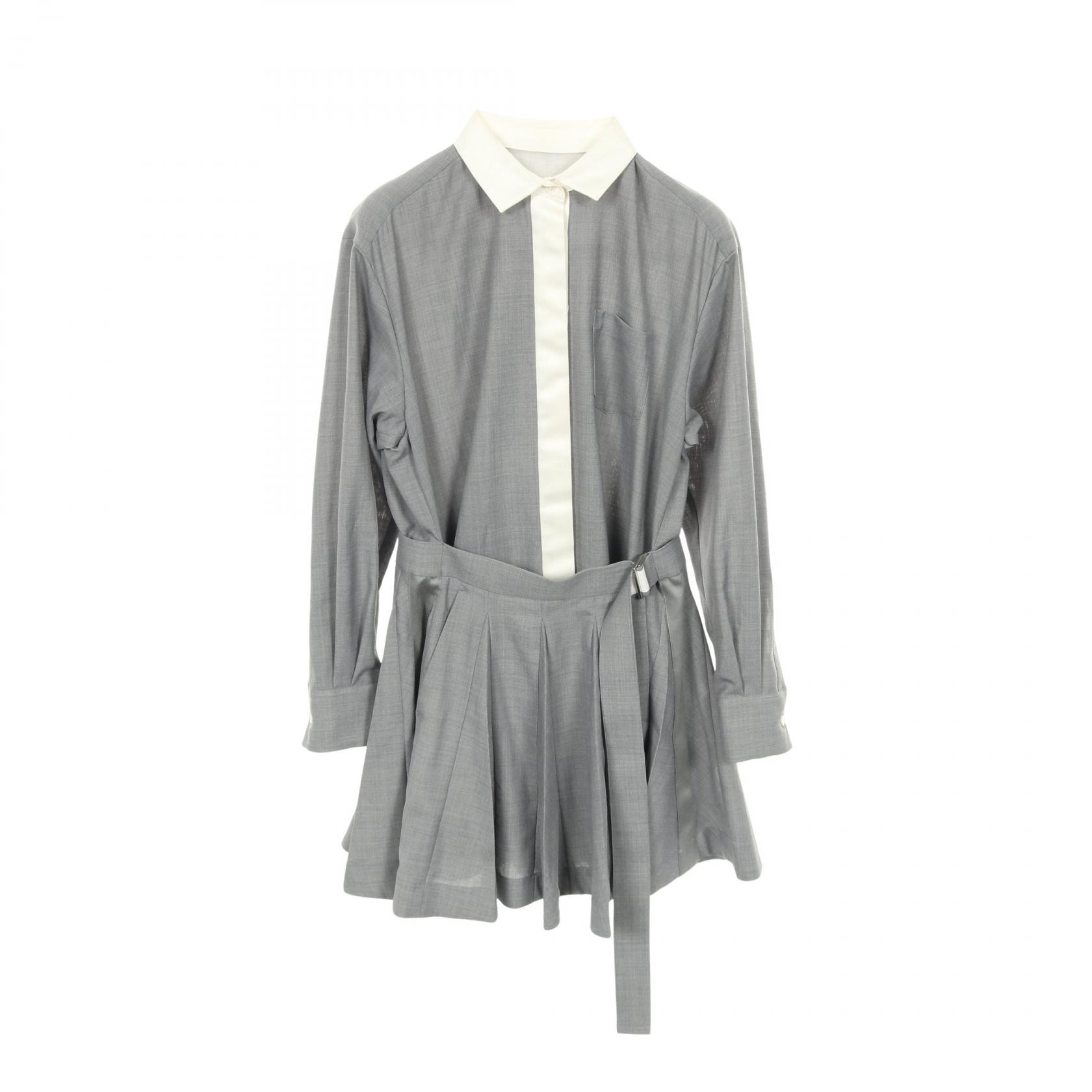 楽天市場】sacai サカイ SCW-044 タートルニット切替 ストライプ