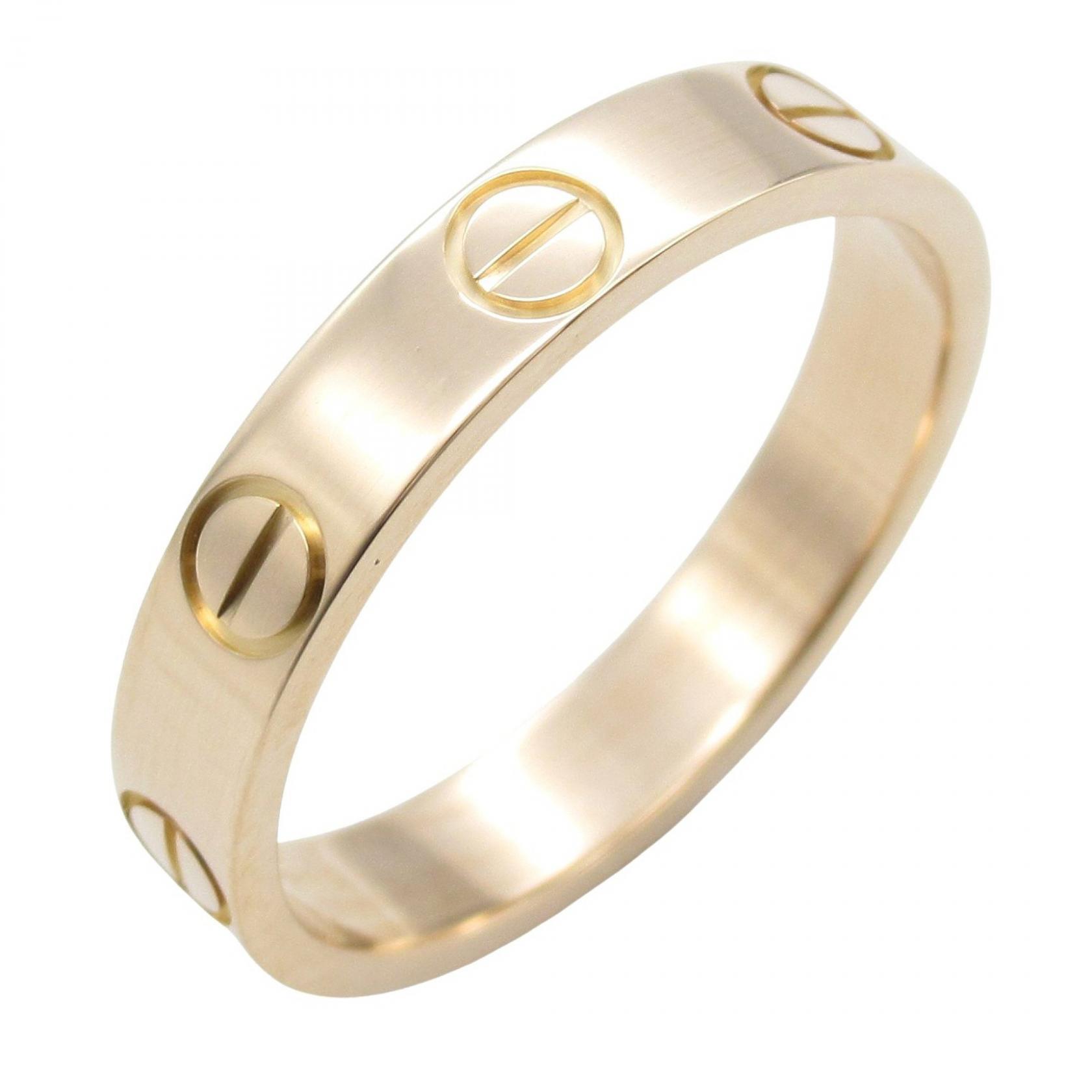 【ポイント5倍／～4/10(金)23:59】カルティエ CARTIER ミニラブリング リング・指輪 ジュエリー K18PG（ピンクゴールド） レディース ゴールド系 B4085200 【中古】