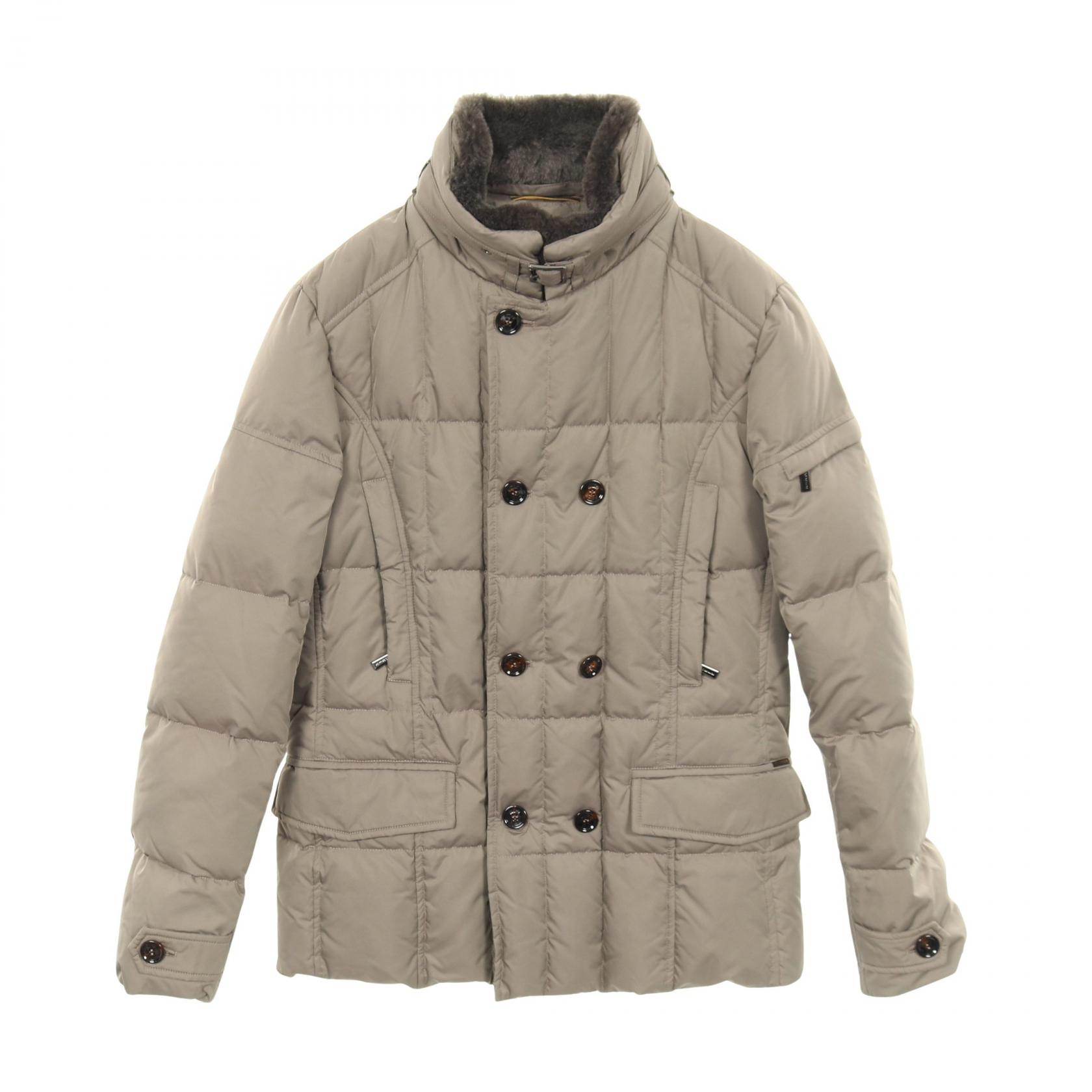 【30%OFFクーポン対象】ムーレー Moorer SIRO-KM ダウンジャケット 衣料品 アウター ポリエステル メンズ ベージュ系 【中古】