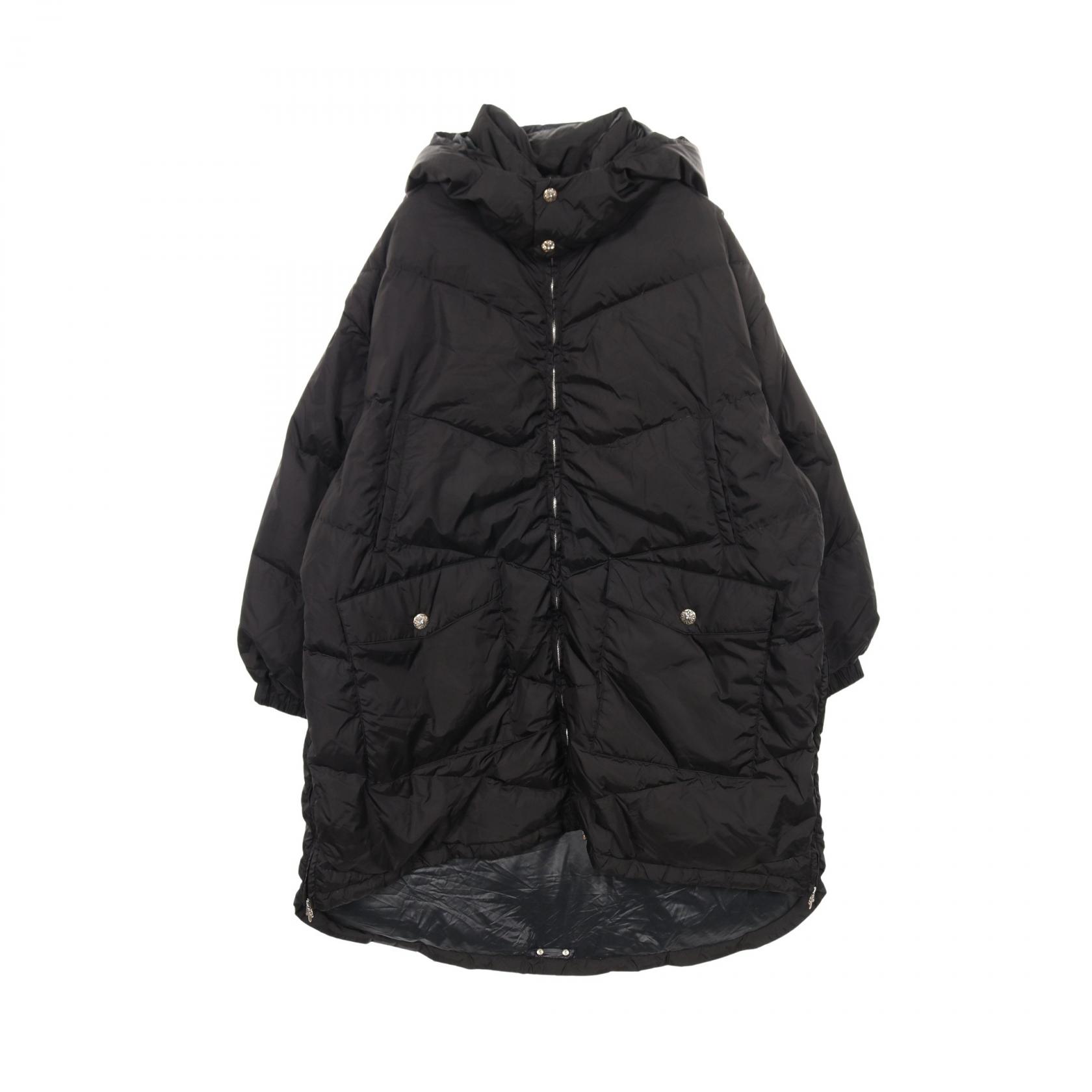 クロムハーツ CHROME HEARTS ダウンジャケット 衣料品 アウター ナイロン メンズ ブラック系 【中古】｜Mike Museum