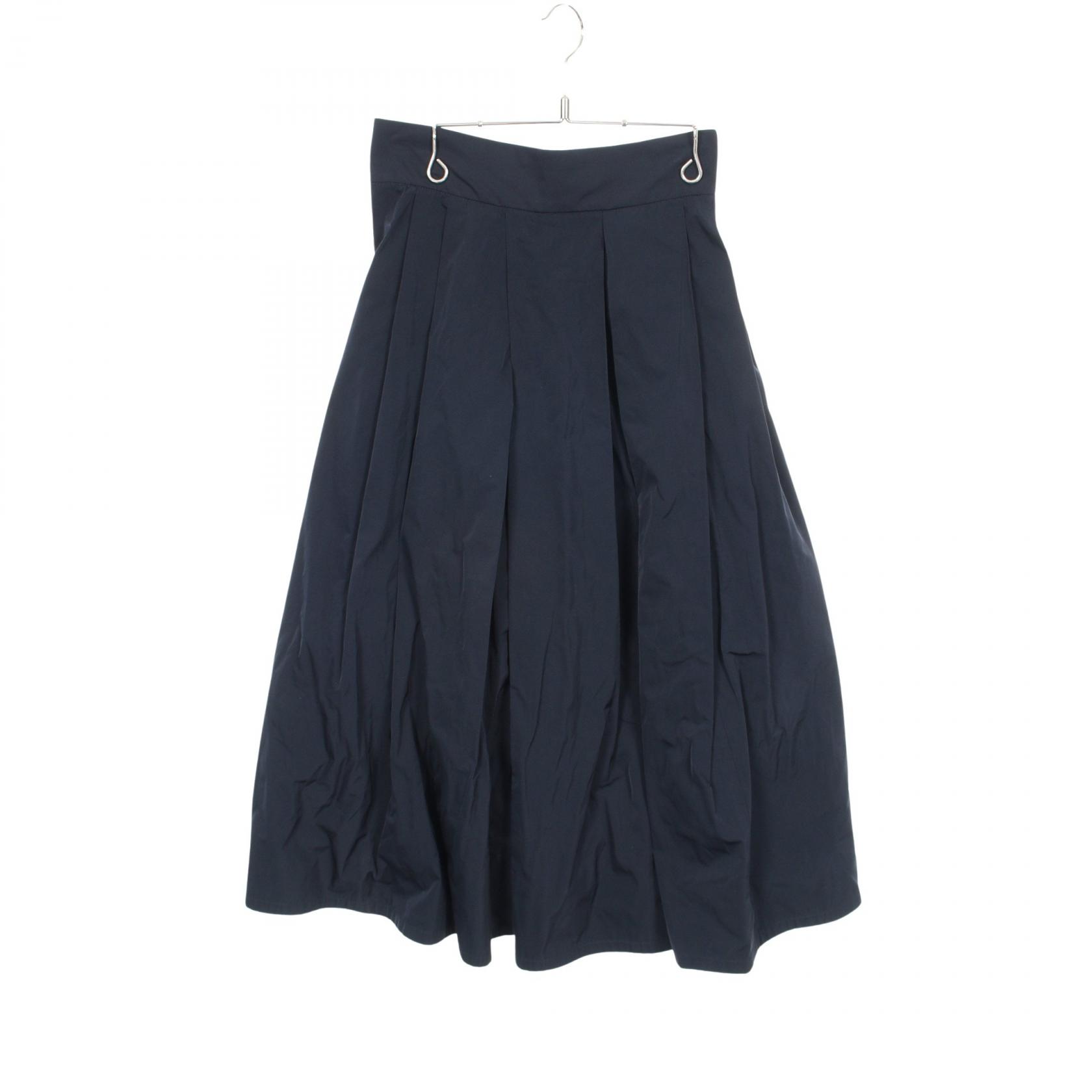 エス マックスマーラ 'S Max Mara フレア スカート 衣料品 ボトムス ポリエステル レディース ネイビー系 【中古】