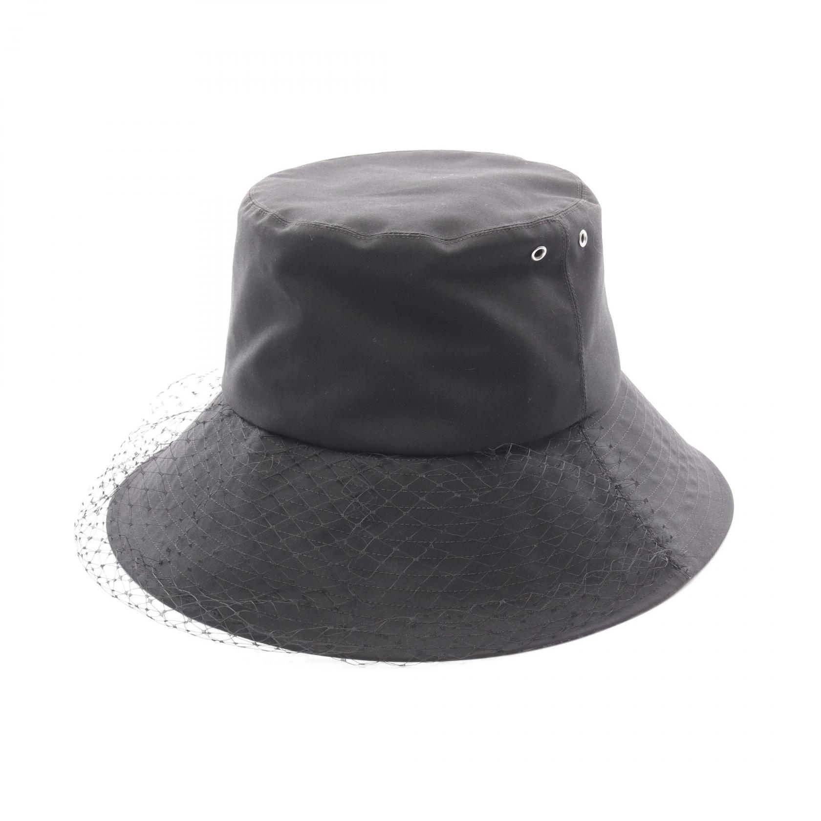 《全品5%クーポン×P5倍》ディオール Dior TEDDY-D ボブハット ハット 帽子 ポリエステル / コットン レディース ブラック系 【中古】