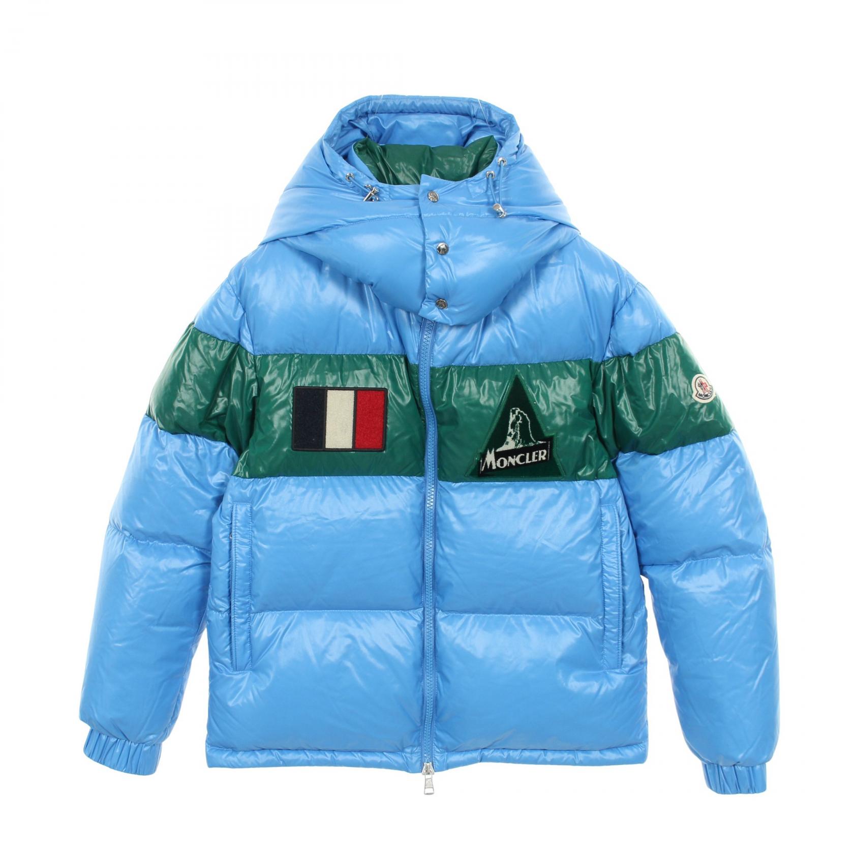 ≪10%OFFクーポン 7/19 20時～7/26 9:59≫モンクレール MONCLER GARY ダウンジャケット 衣料品 アウター ナイロン メンズ ブルー系 / グリーン系 【中古】｜Mike Museum