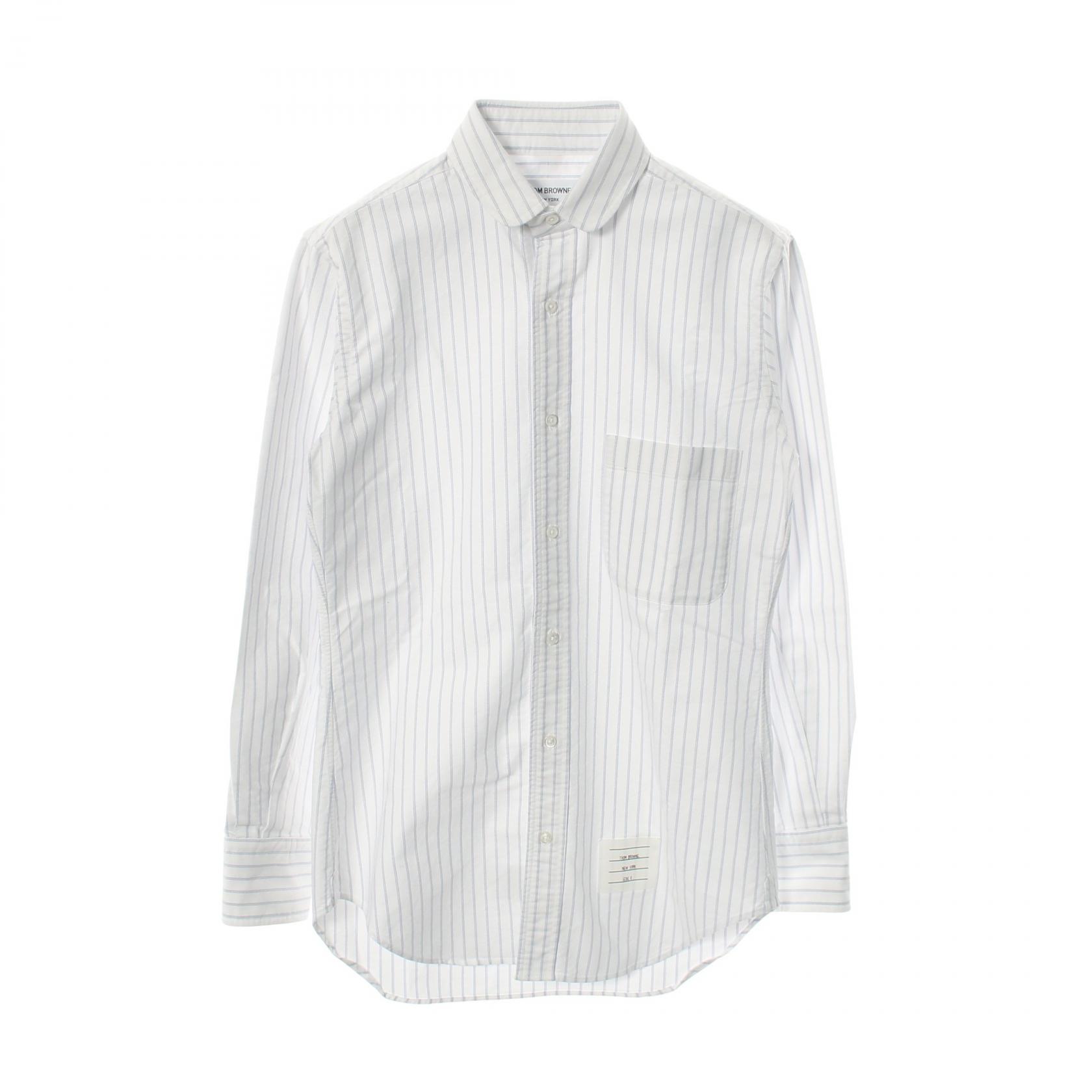 《全品5%クーポン×P5倍》トムブラウン THOM BROWNE 衣料品 トップス コットン メンズ ホワイト系 / ブルー系 【中古】