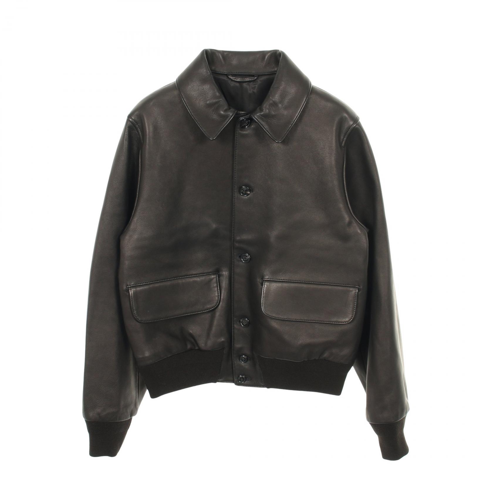 ≪10%OFFクーポン 7/19 20時~7/26 9:59≫ブラームス blurhms 革ジャン 衣料品 アウター ラムスキン(羊革) メンズ ブラック系 【中古】|Mike Museum