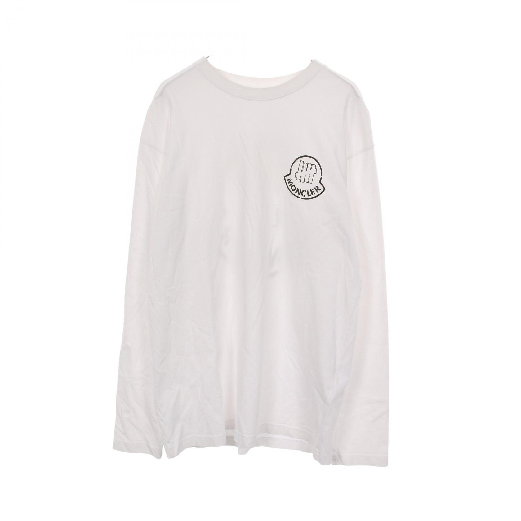 ≪10%OFFクーポン 7/19 20時～7/26 9:59≫モンクレール MONCLER MONCLER &times; UNDEFEATED MONCLER GENIUS 2 1952 長袖Tシャツ 衣料品 トップス コットン メンズ ホワイト系 8D70510 【中古】｜Mike Museum