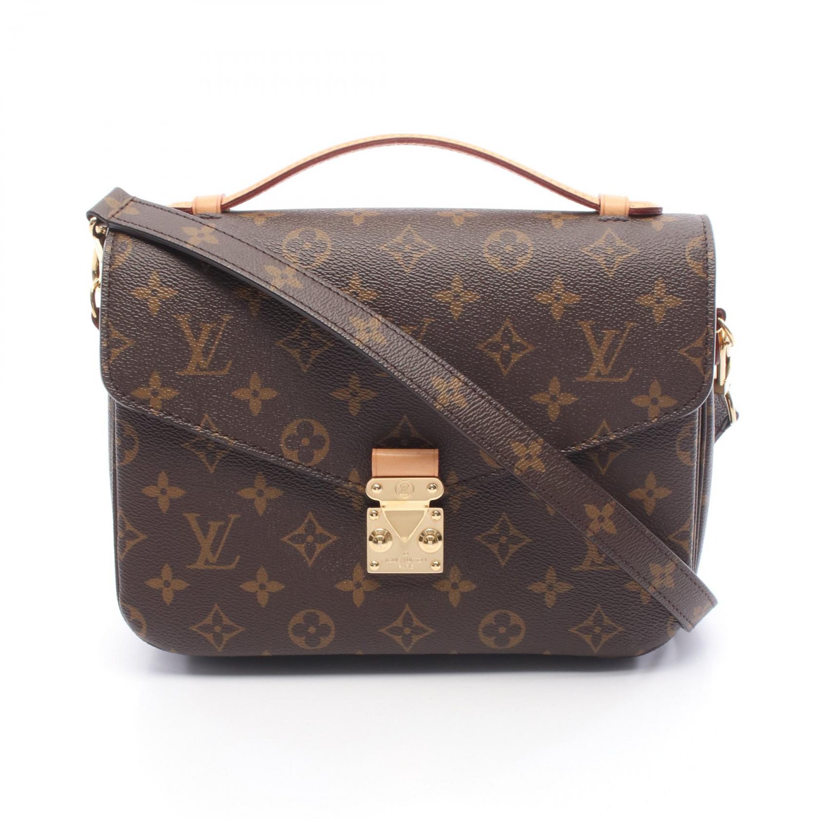 ルイ・ヴィトン LOUIS VUITTON ポシェット メティス MM ハンドバッグ バッグ PVCコーティングキャンバス レザー モノグラム レディース ブラウン系 M44875 【中古】｜Mike Museum
