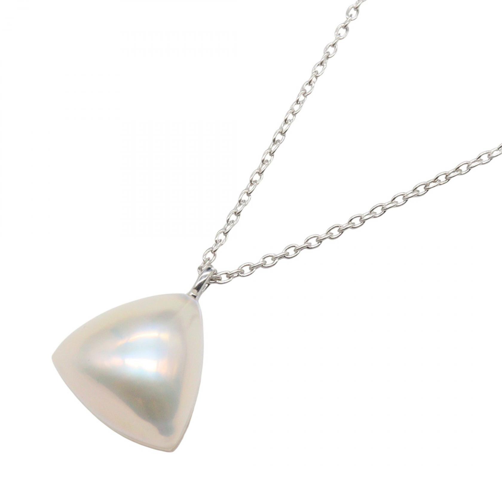 ≪10%OFFクーポン 7/19 20時～7/26 9:59≫タサキ TASAKI 真珠 ネックレス ネックレス ジュエリー K18WG（ホワイトゴールド） パール レディース シルバー系 / ホワイト系 【中古】｜Mike Museum