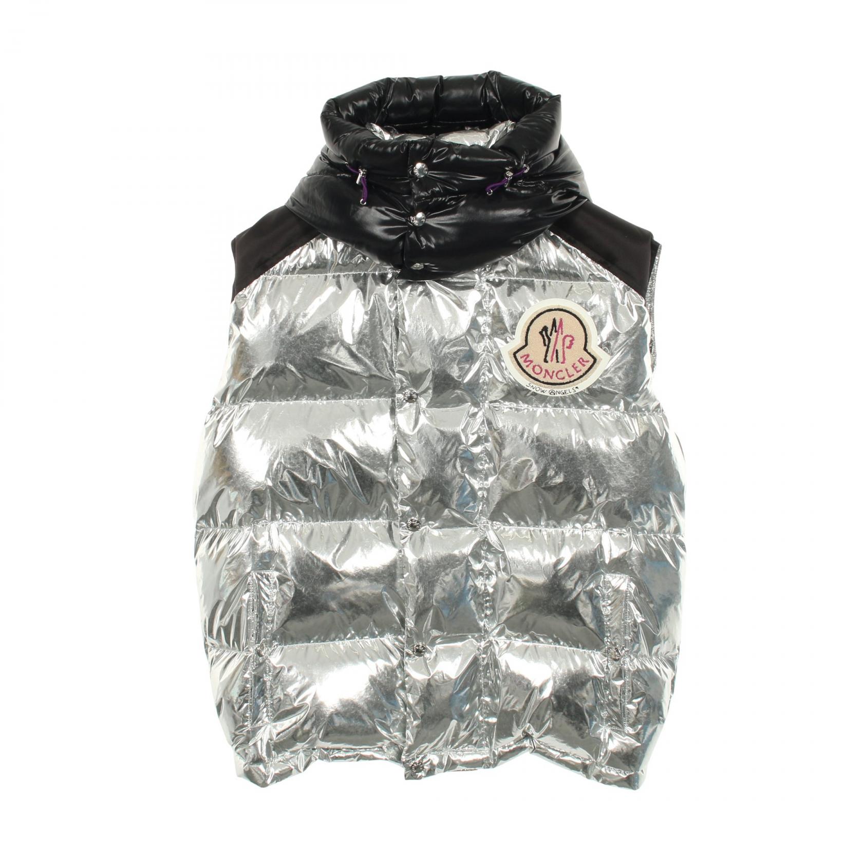 【20%OFFクーポン対象】モンクレール MONCLER MONCLER GENIUS 8 PALM ANGELSEXEN ダウンベスト 衣料品 アウター ポリエステル メンズ シルバー系 / ブラック系 4330380 【中古】