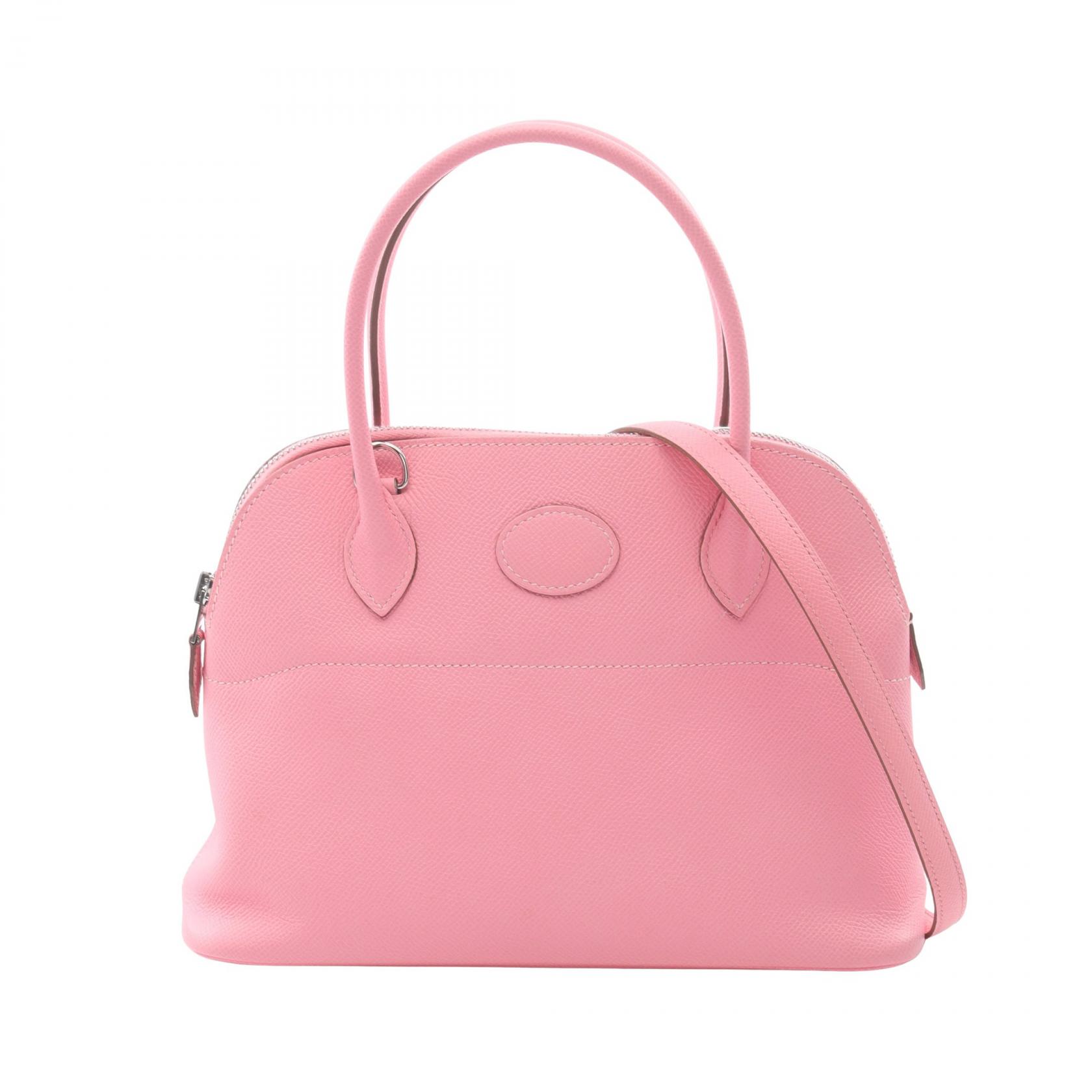 【SALE／10%OFFクーポン】エルメス HERMES ボリード27 ハンドバッグ バッグ レザー ヴォーエプソン ヴォーエプソン レディース ピンク系 041693CK 【中古】
