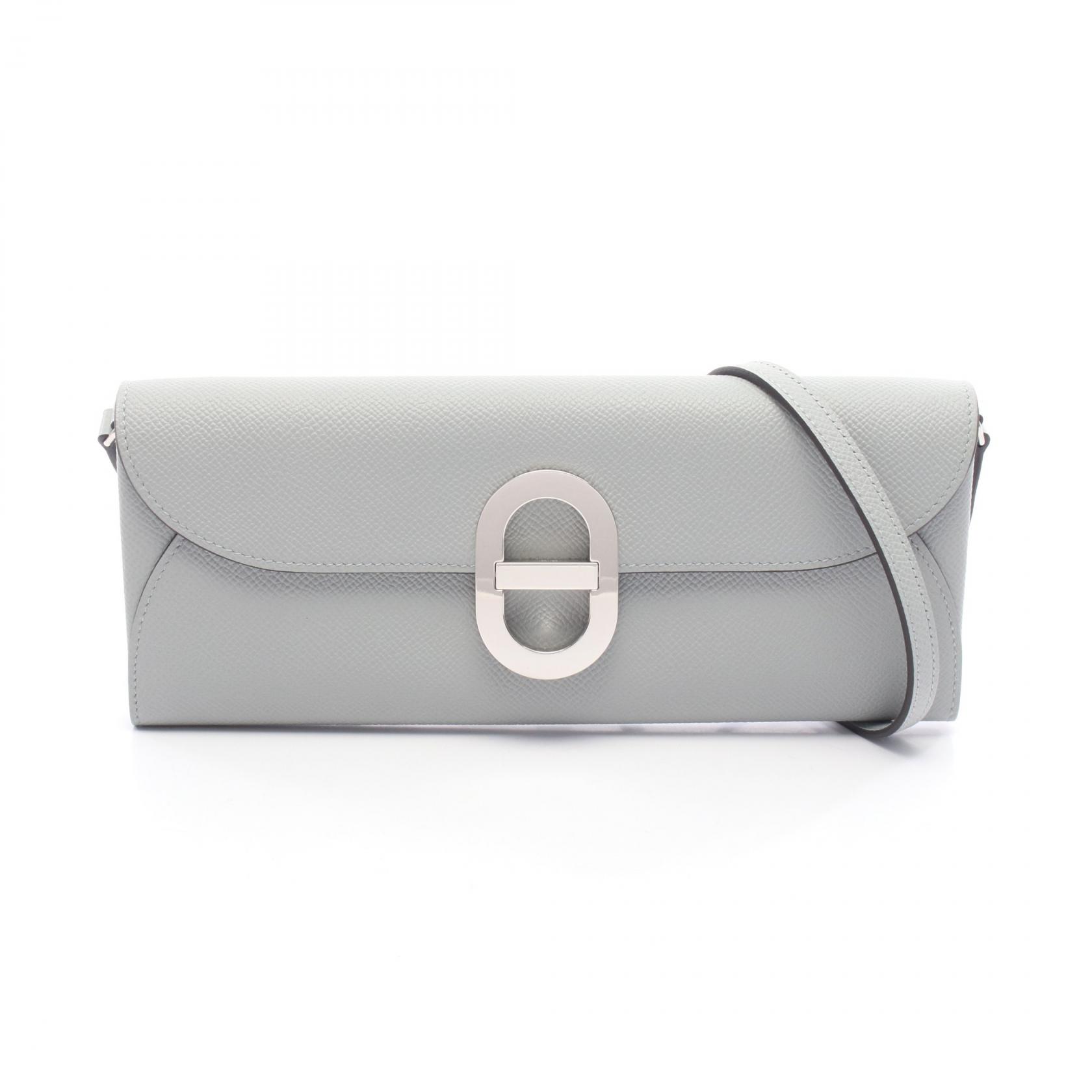 《全品5%クーポン×P5倍》エルメス HERMES シェーヌダンクル トゥーゴー ショルダーバッグ バッグ レザー カーフ（牛革） ヴォーエプソン ヴォーエプソン レディース ブルー系 【中古】