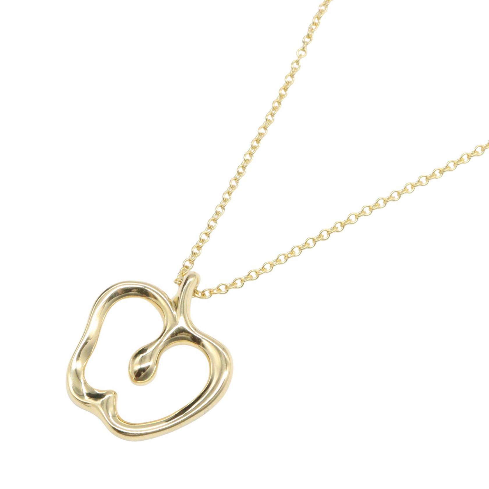 【15%OFFクーポン対象】ティファニー TIFFANY＆CO アップル ネックレス ネックレス ジュエリー K18（イエローゴールド） レディース ゴールド系 【中古】 84,700円