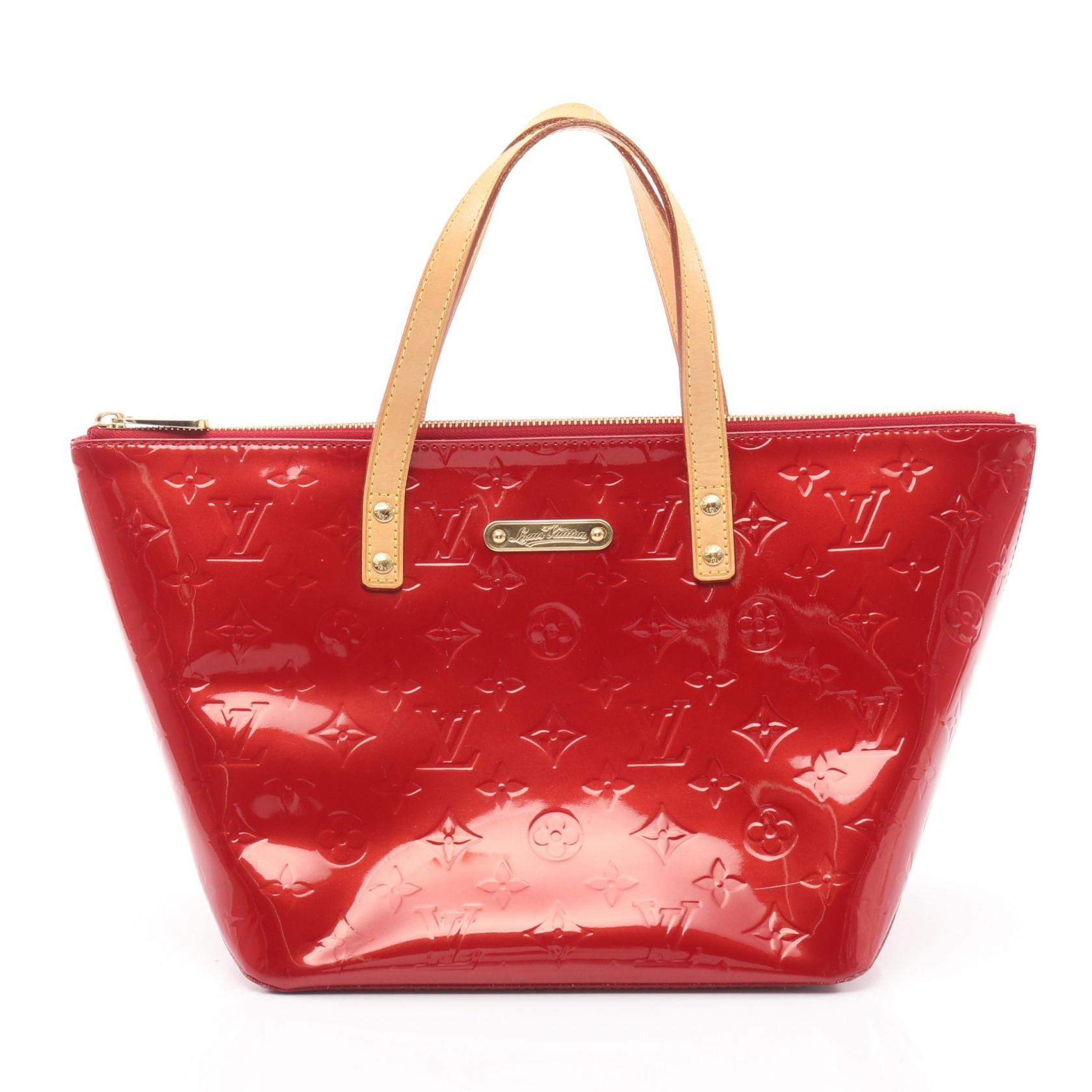 【15%OFFクーポン対象】ルイ・ヴィトン LOUIS VUITTON ベルヴューPM ハンドバッグ バッグ レザー ヴェルニ レディース レッド系 M93583 【中古】