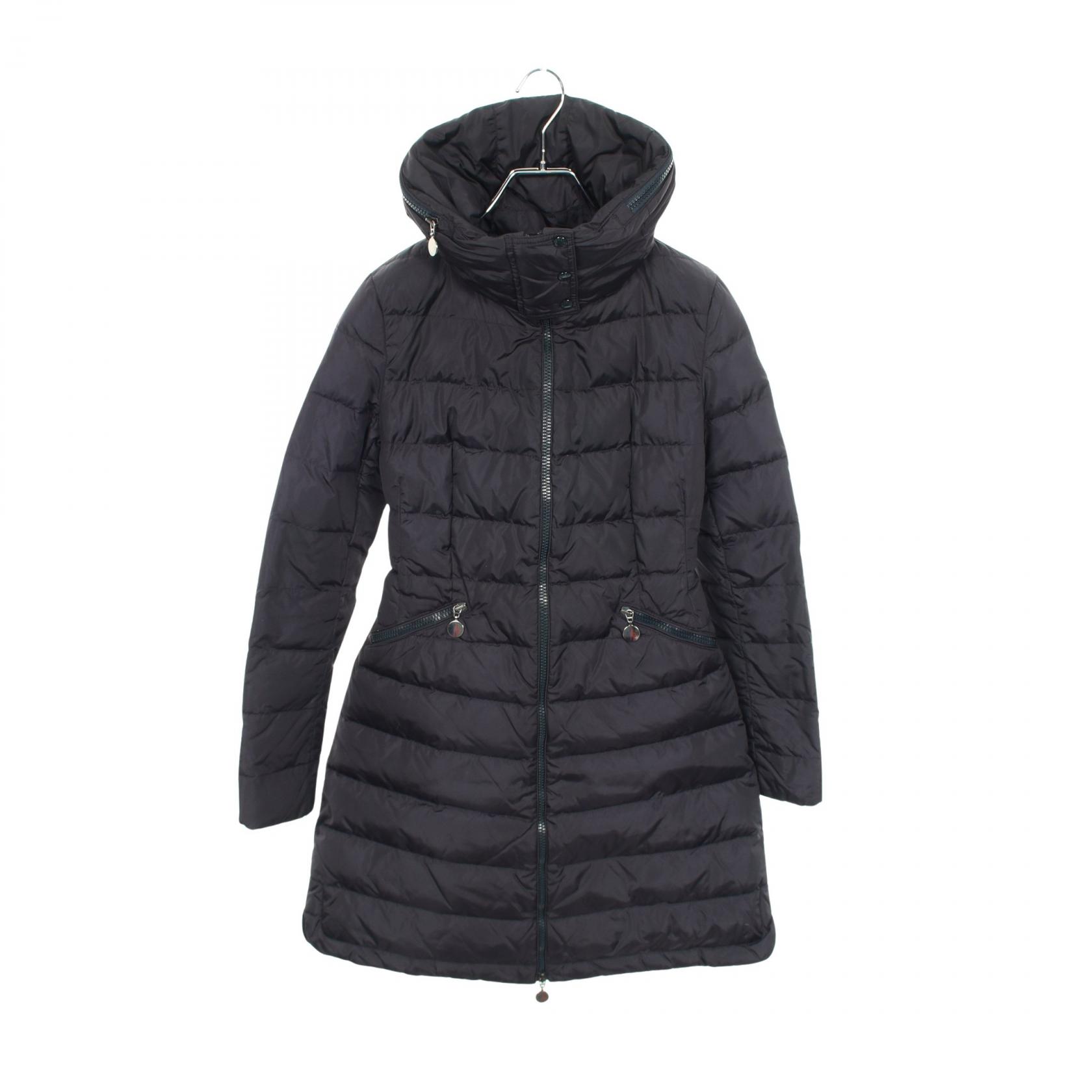モンクレール MONCLER FLAMME ダウンジャケット 衣料品 アウター ナイロン レディース ネイビー系 4992905 【中古】｜Mike Museum