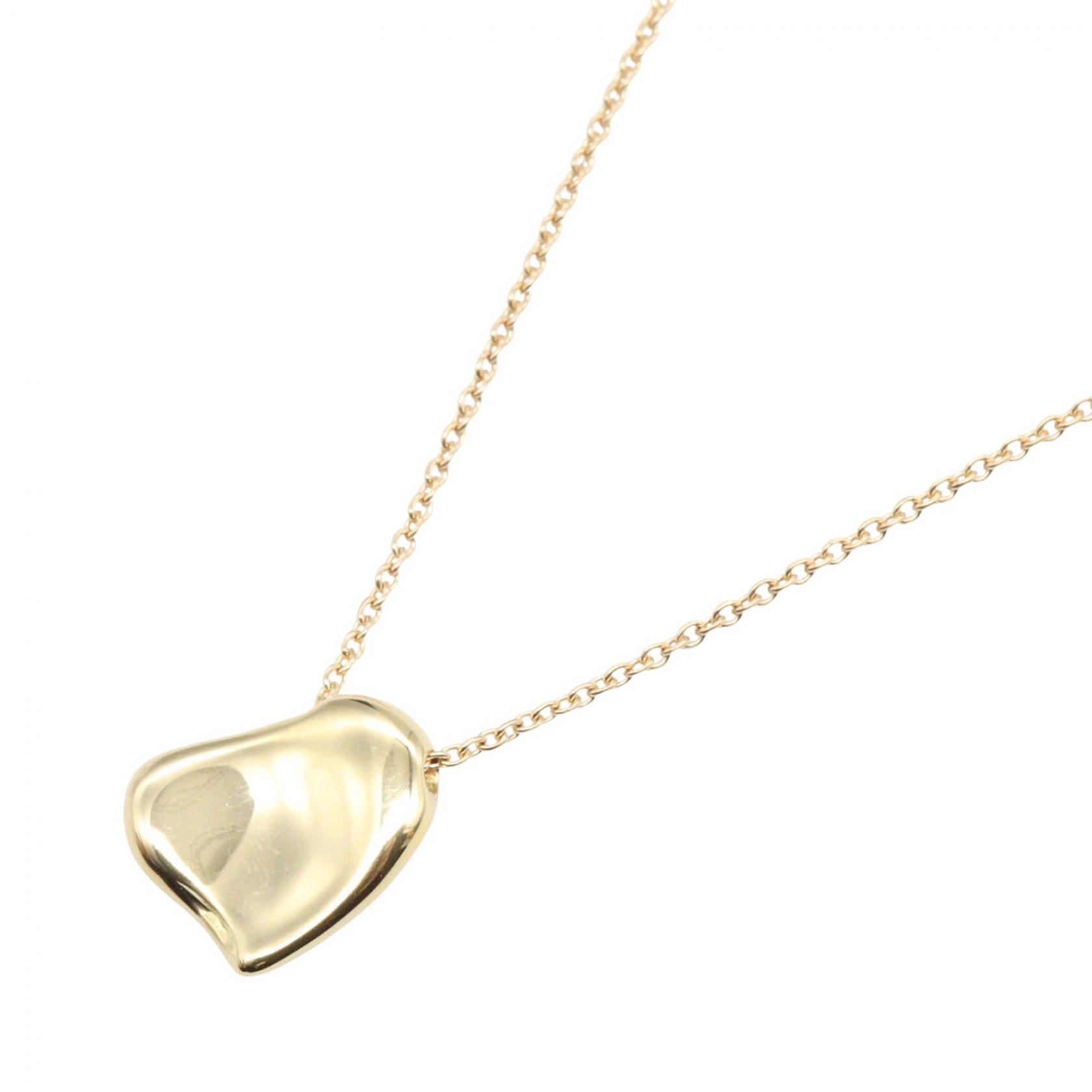【10％OFFクーポン対象】ティファニー TIFFANY＆CO フルハート ネックレス ネックレス ジュエリー K18（イエローゴールド） レディース ゴールド系 【中古】