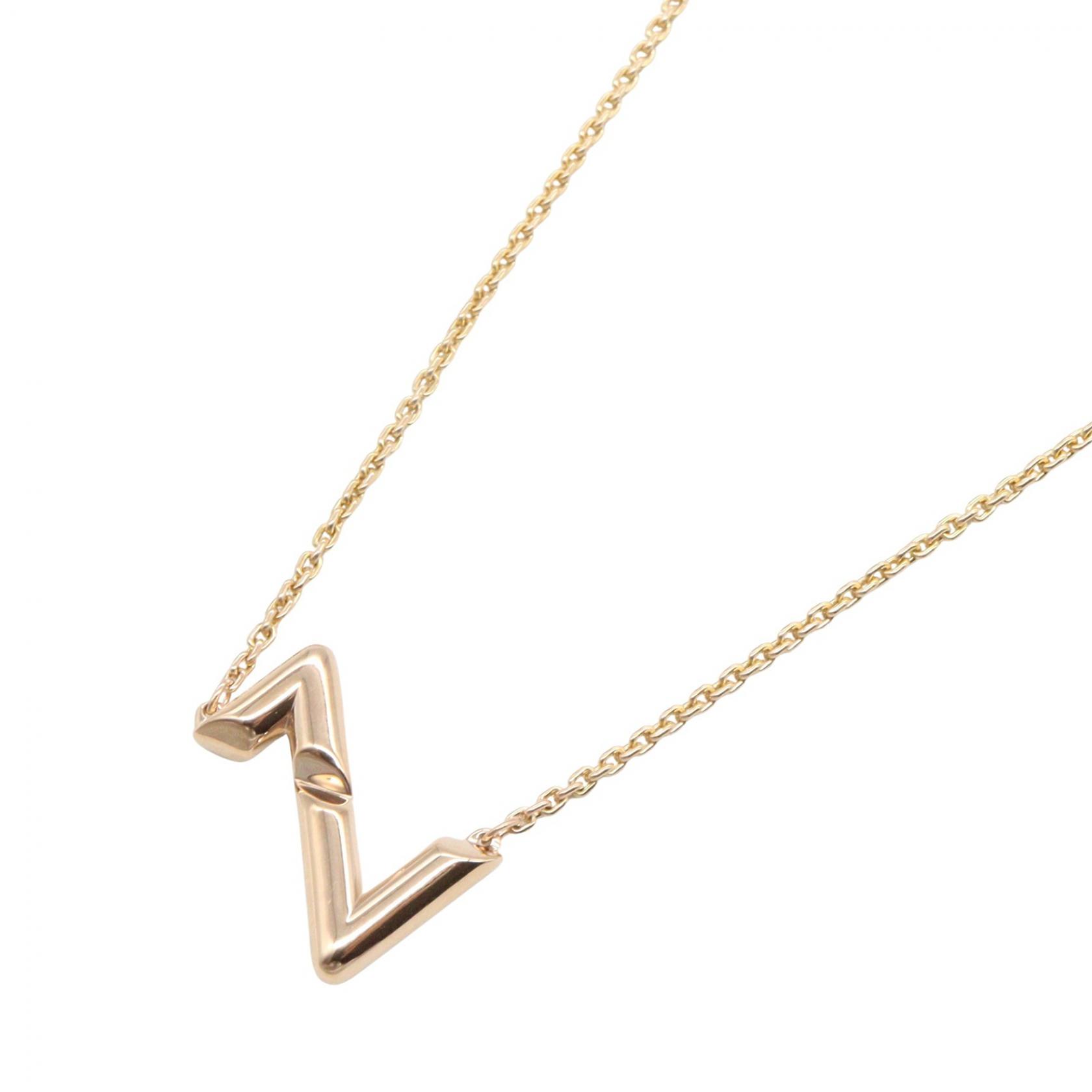 《全品5%クーポン×P5倍》ルイ・ヴィトン LOUIS VUITTON ヴォルト アップサイドダウン ネックレス ネックレス ジュエリー K18PG(ピンクゴールド) レディース ゴールド系 【中古】