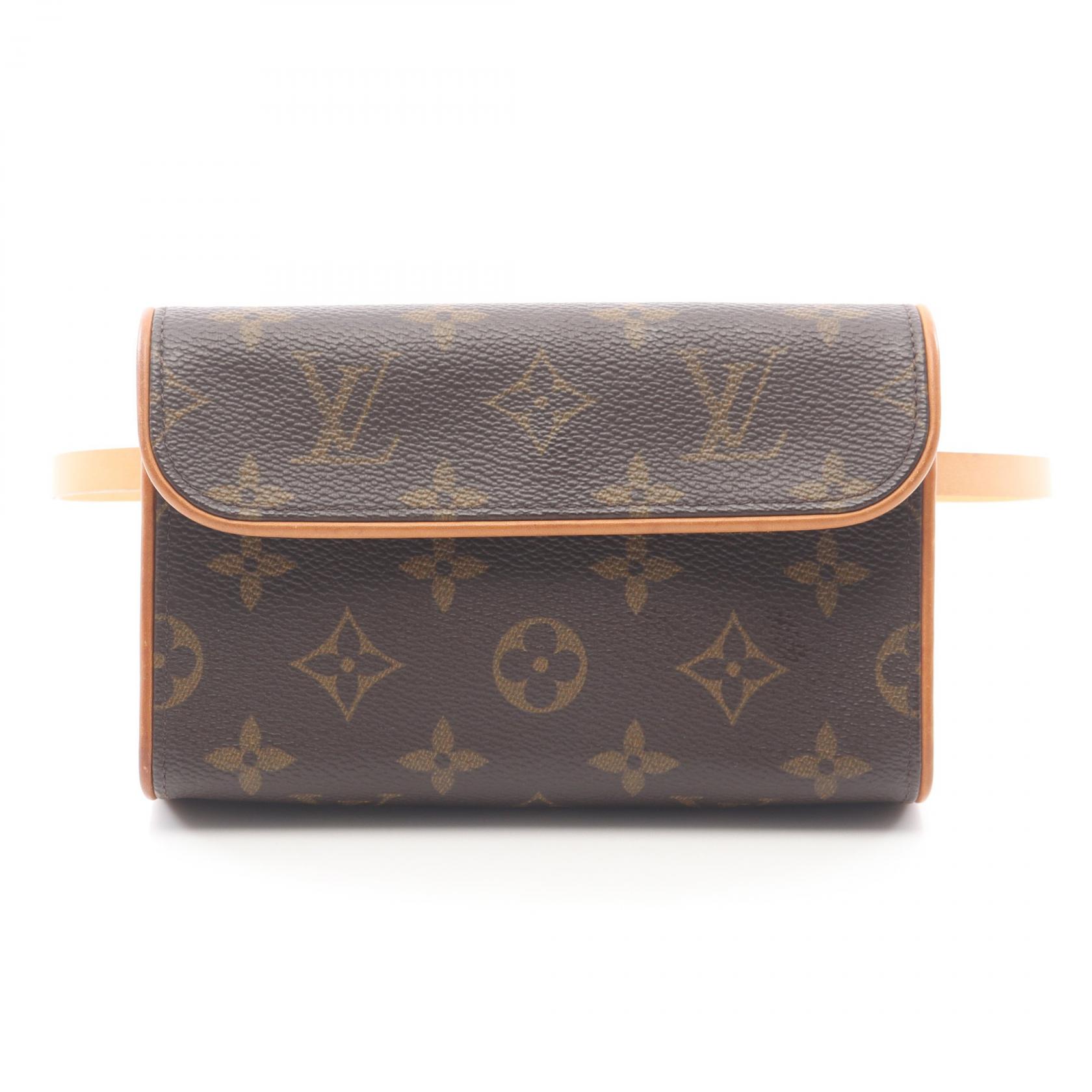 【SALE／5千円OFFクーポン】ルイ・ヴィトン LOUIS VUITTON ポシェットフロランティーヌ ウエストバッグ ボディバッグ バッグ PVCコーティングキャンバス レザー モノグラム レディース ブラウン系 M51855 【中古】