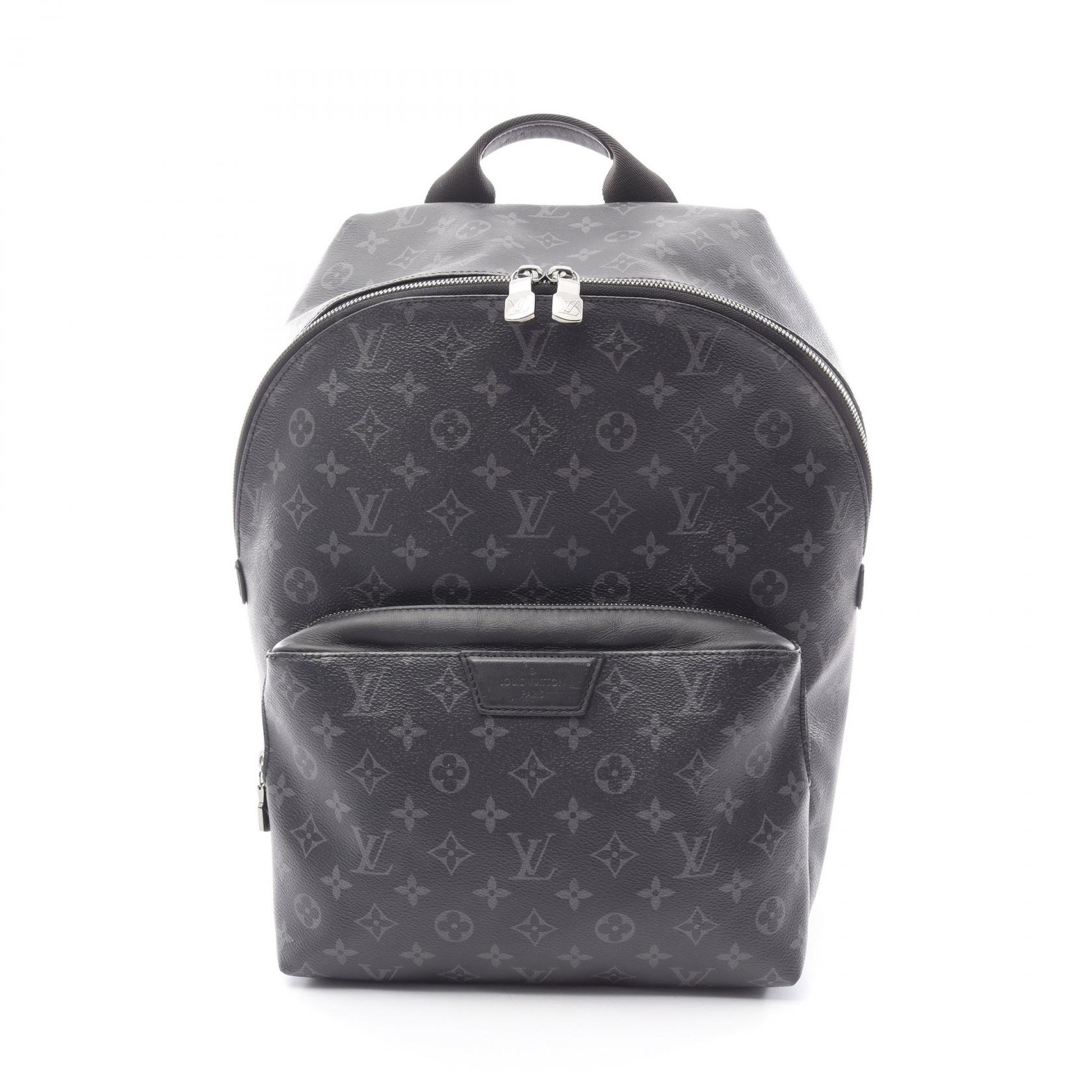 【15%OFFクーポン対象】ルイ・ヴィトン LOUIS VUITTON アポロ リュックサック バックパック バッグ PVCコーティングキャンバス レザー モノグラム・エクリプス メンズ ブラック系 M43186 【中古】
