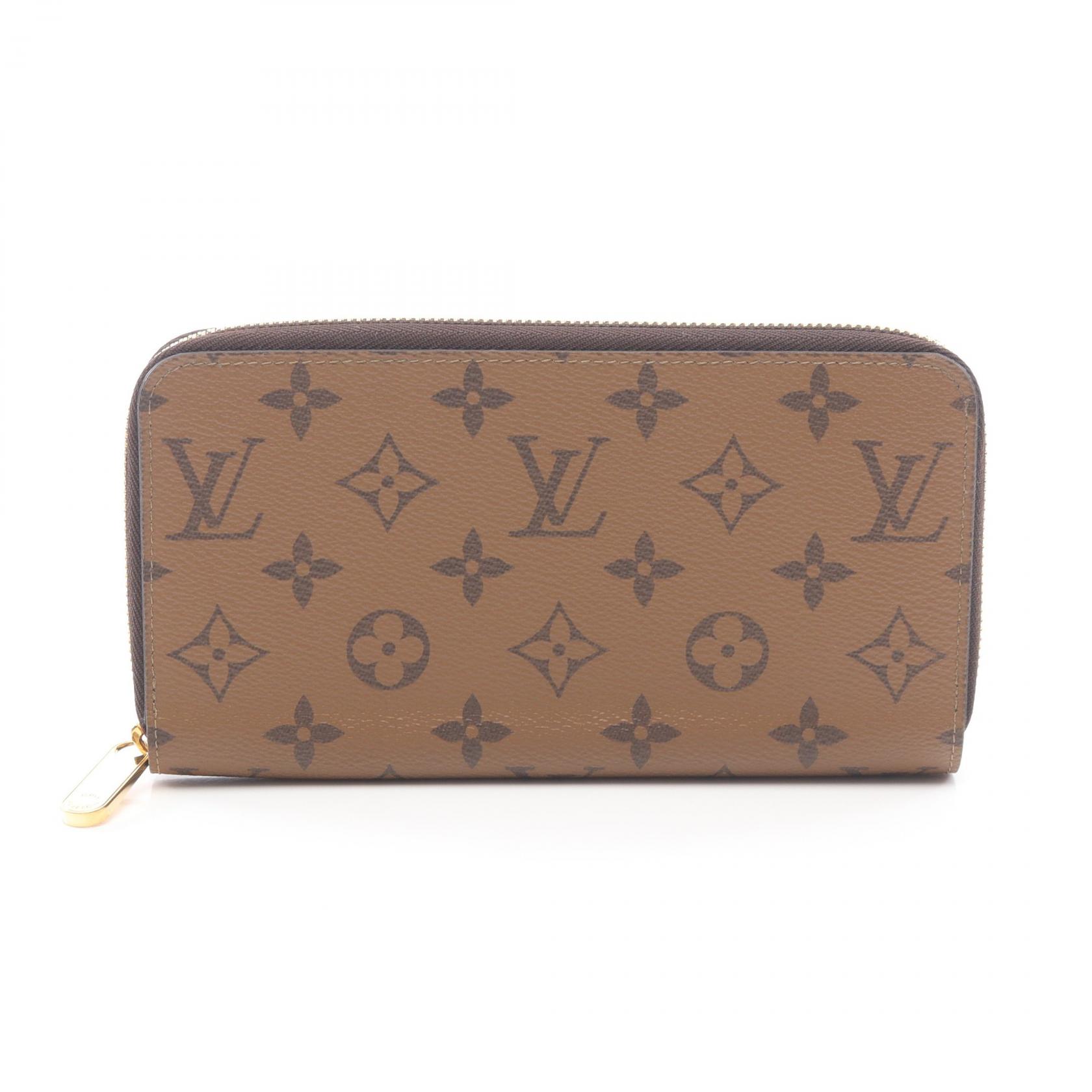 ≪10%OFFクーポン 7/19 20時~7/26 9:59≫ルイ・ヴィトン LOUIS VUITTON ジッピーウォレット ラウンド長財布 財布 PVCコーティングキャンバス モノグラム・リバース レディース ブラウン系 M82444 【中古】|Mike Museum
