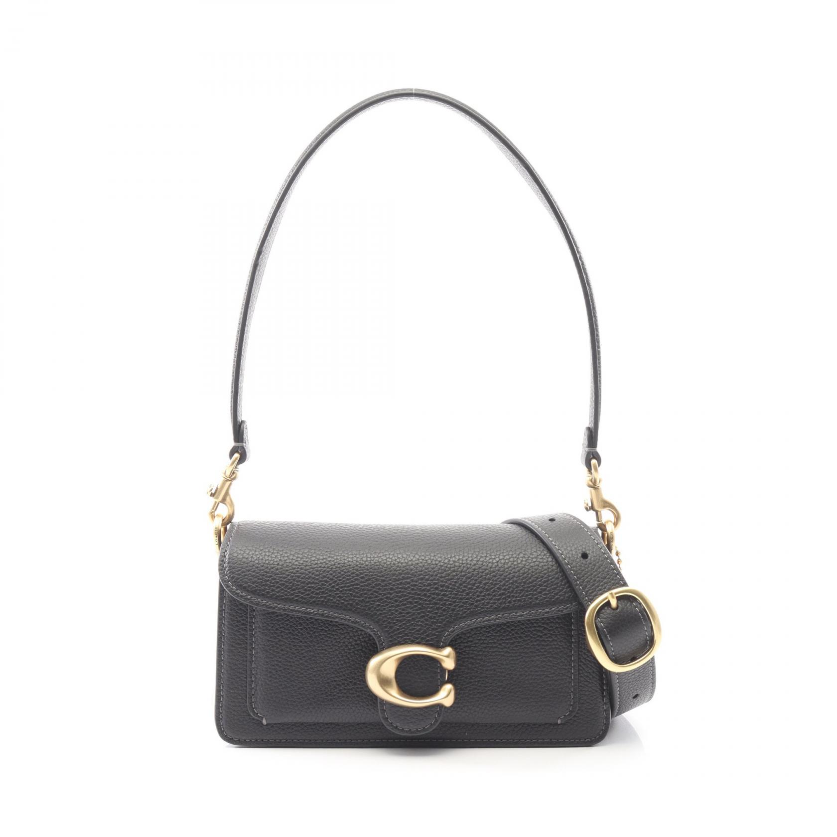 【ポイント5倍／～4/10(金)23:59】コーチ COACH タビー20 ショルダーバッグ バッグ レザー レディース ブラック系 CY201B4 【新品】