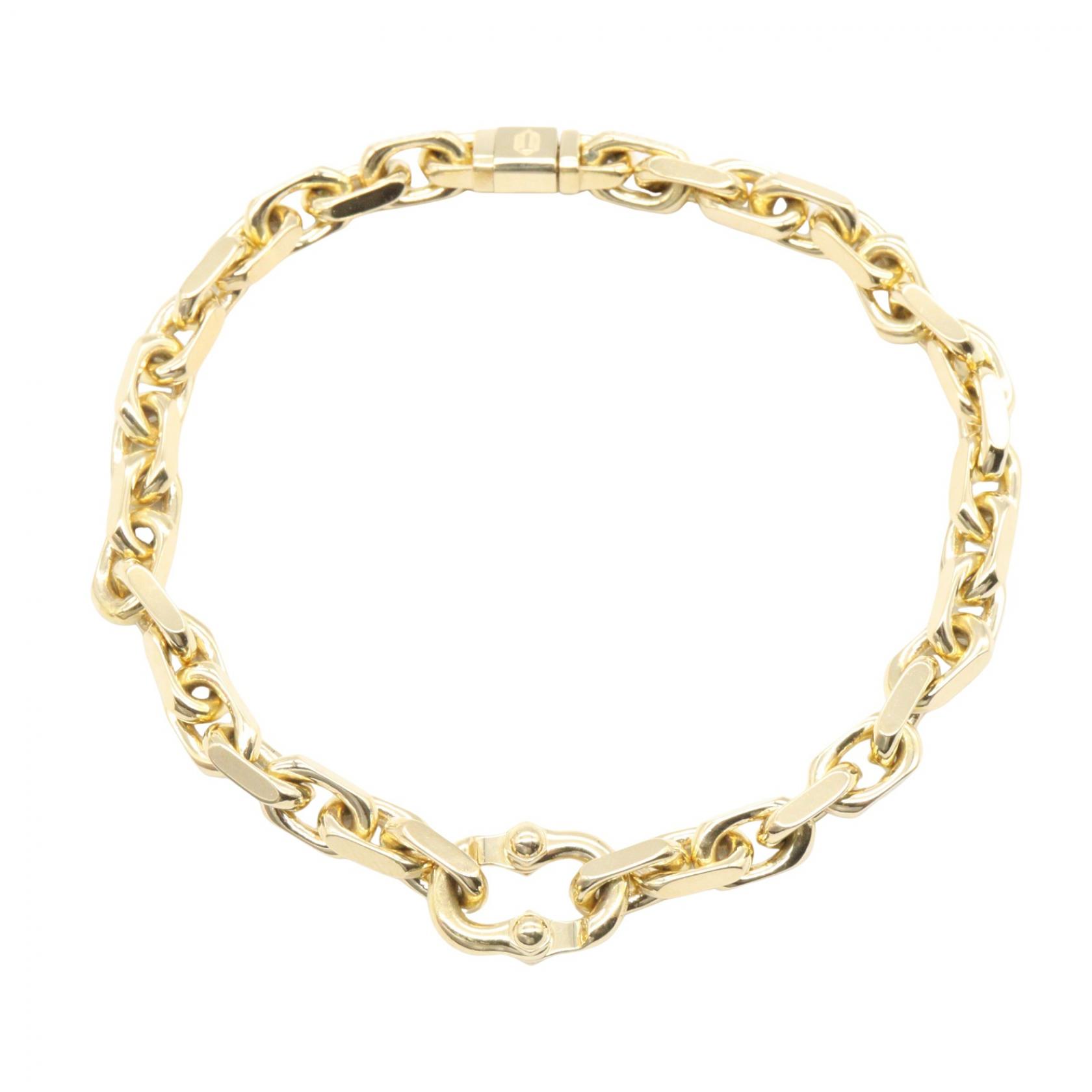 ≪10%OFFクーポン 7/19 20時～7/26 9:59≫ティファニー TIFFANY＆CO 1837メイカーズブレスレット ブレスレット アクセサリー K18（イエローゴールド） レディース ゴールド系 【中古】｜Mike Museum