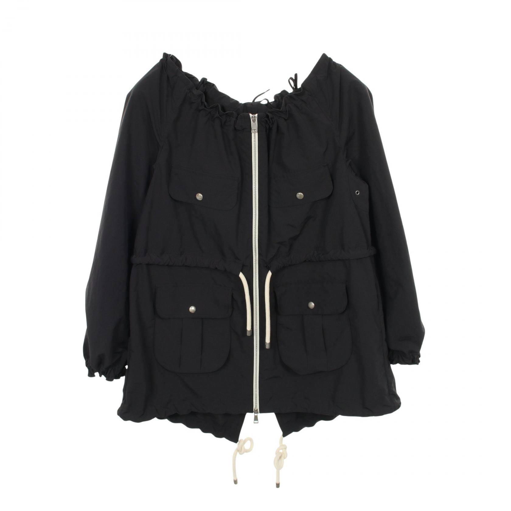【P5倍&times;5%クーポン｜7/29 20時～8/2 23:59】モンクレール MONCLER GENIUS 2 MONCLER 1952 LAHEMAA 衣料品 アウター ポリエステル レディース ブラック系 【中古】｜Mike Museum