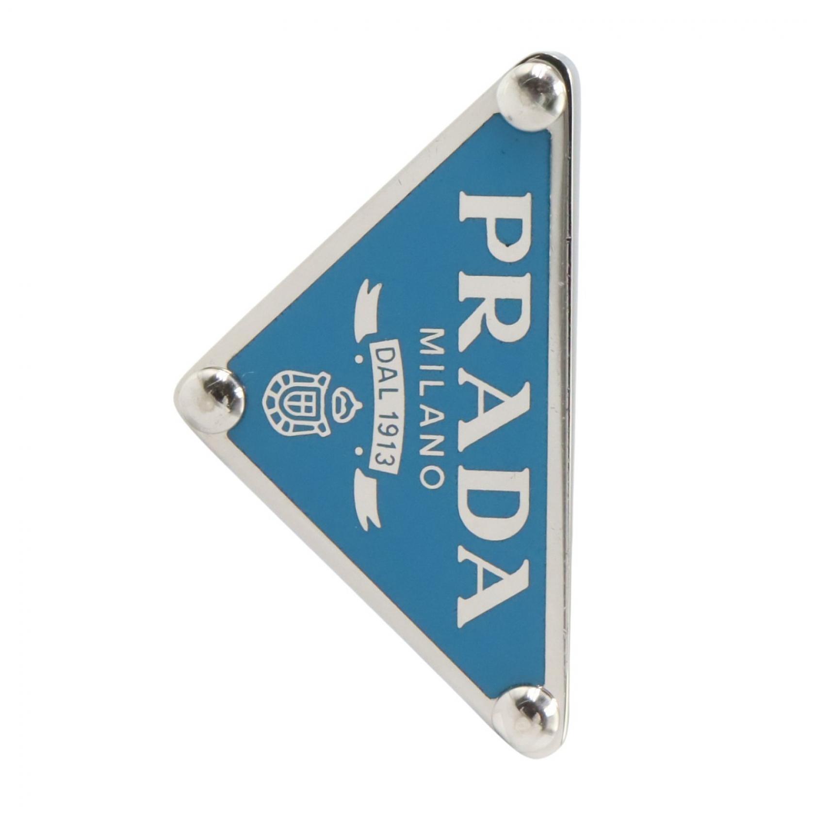 ≪10%OFFクーポン 7/19 20時~7/26 9:59≫プラダ PRADA 左耳用 イヤリング イヤリング ジュエリー シルバー925 レディース ブルー系 / シルバー系 1JO722 【中古】|Mike Museum