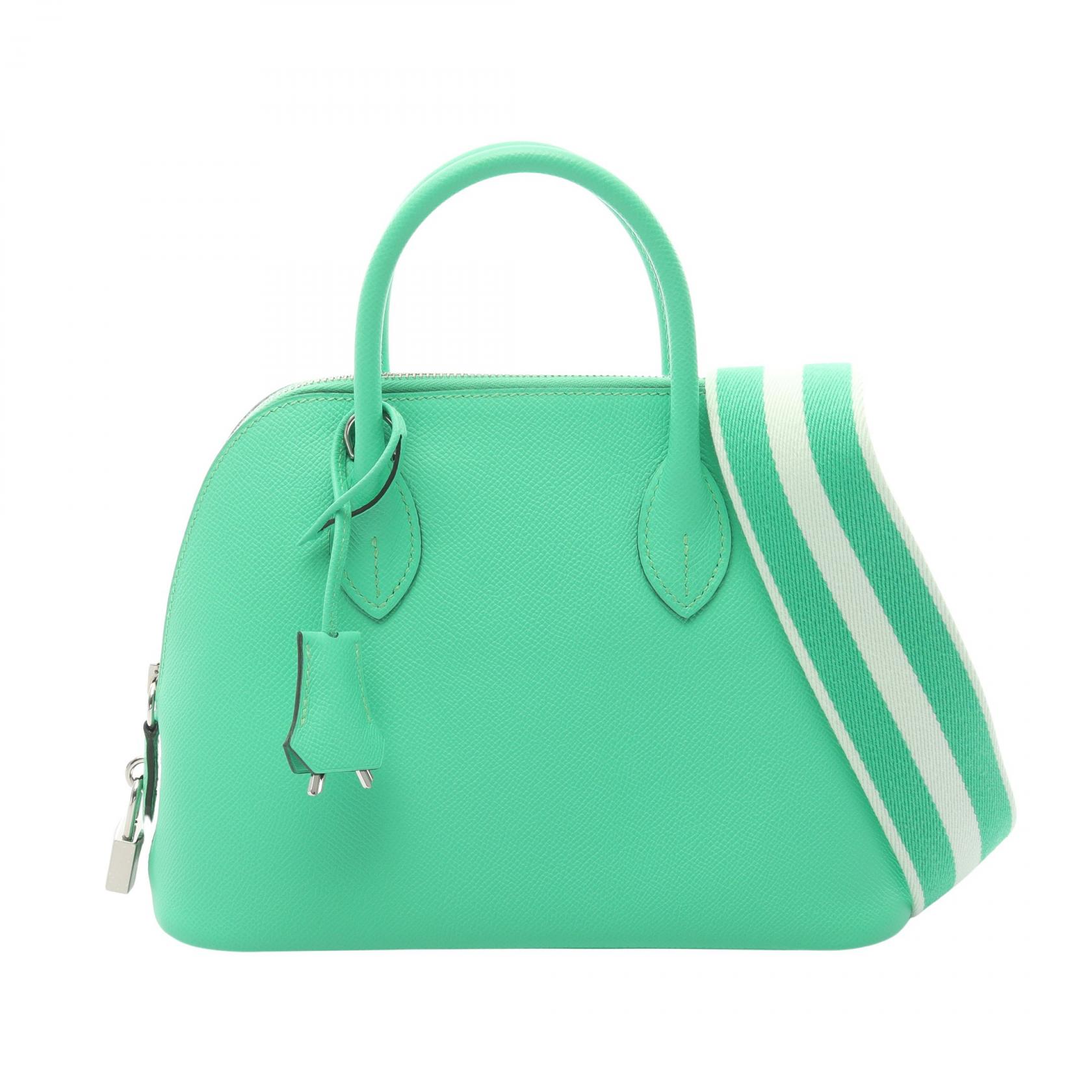【15%OFFクーポン対象】エルメス HERMES ボリード1923 25 ハンドバッグ バッグ レザー ヴォーエプソン レディース グリーン系 【中古】