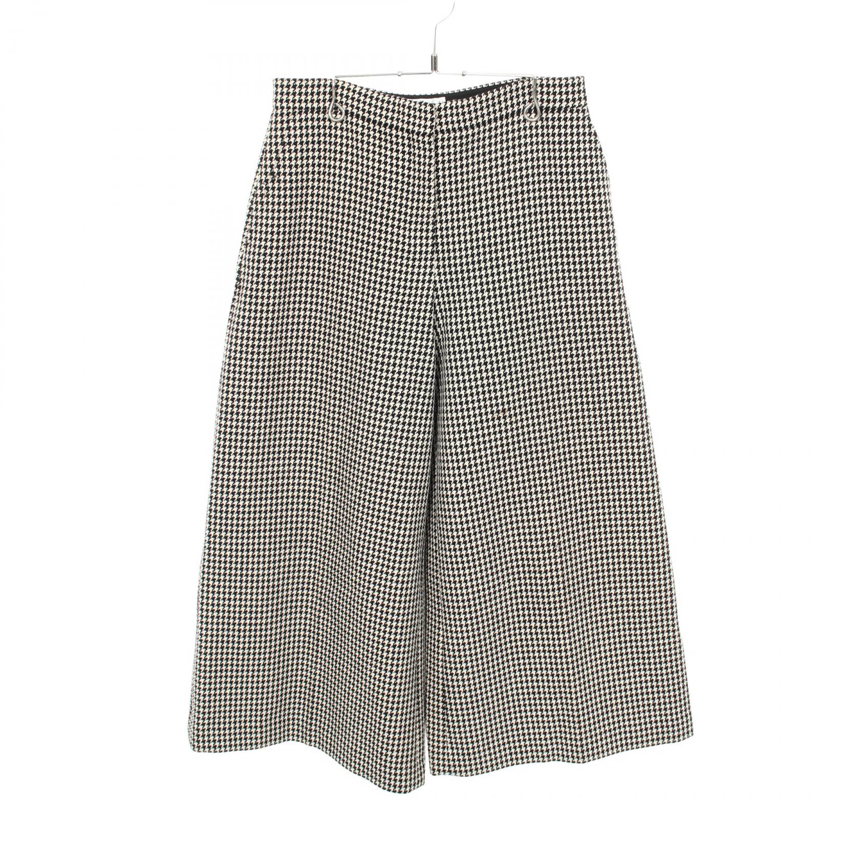≪10%OFFクーポン 7/19 20時～7/26 9:59≫クリスチャンディオール Christian Dior パンツ 衣料品 ボトムス ウール レディース ブラック系 / アイボリー系 7A21402A1140 【中古】｜Mike Museum