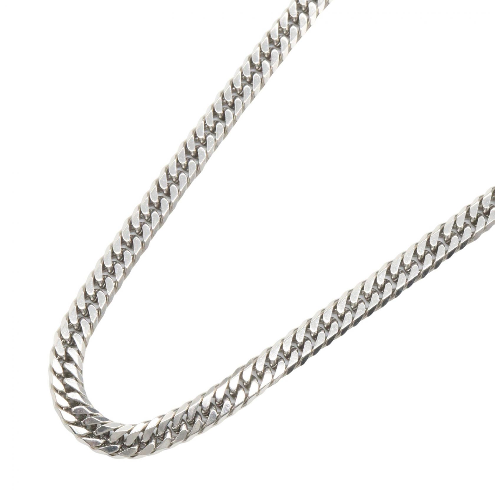 ≪10%OFFクーポン 7/19 20時~7/26 9:59≫ジュエリー JEWELRY 6メンWキヘイ ネックレス ネックレス ジュエリー Pt850プラチナ メンズ レディース シルバー系 6メンW 101.2g 【中古】|Mike Museum
