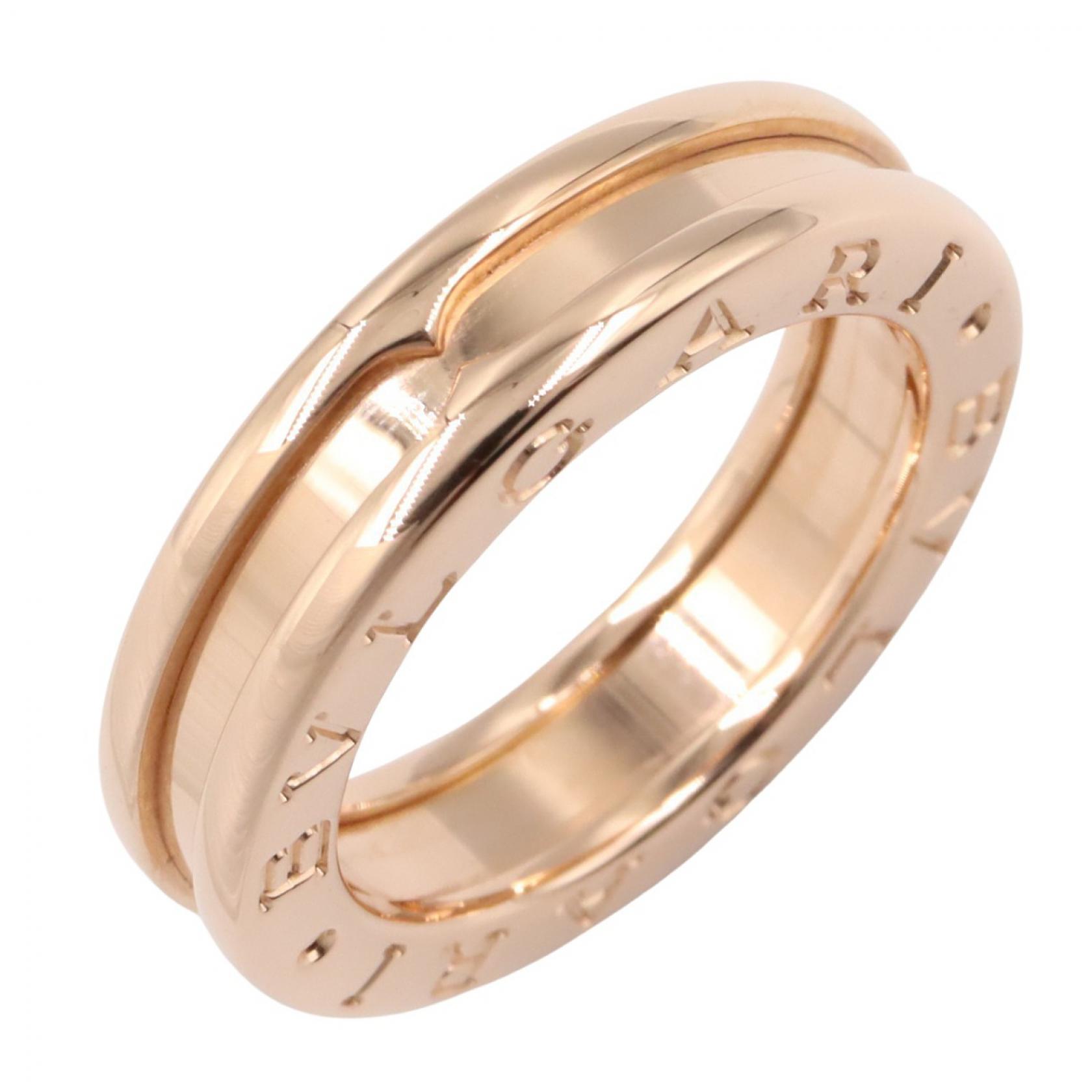 【15%OFFクーポン対象】ブルガリ BVLGARI B-zero1 ビーゼロワン リング 1バンド リング・指輪 ジュエリー K18PG（ピンクゴールド） レディース ゴールド系 336003 【中古】