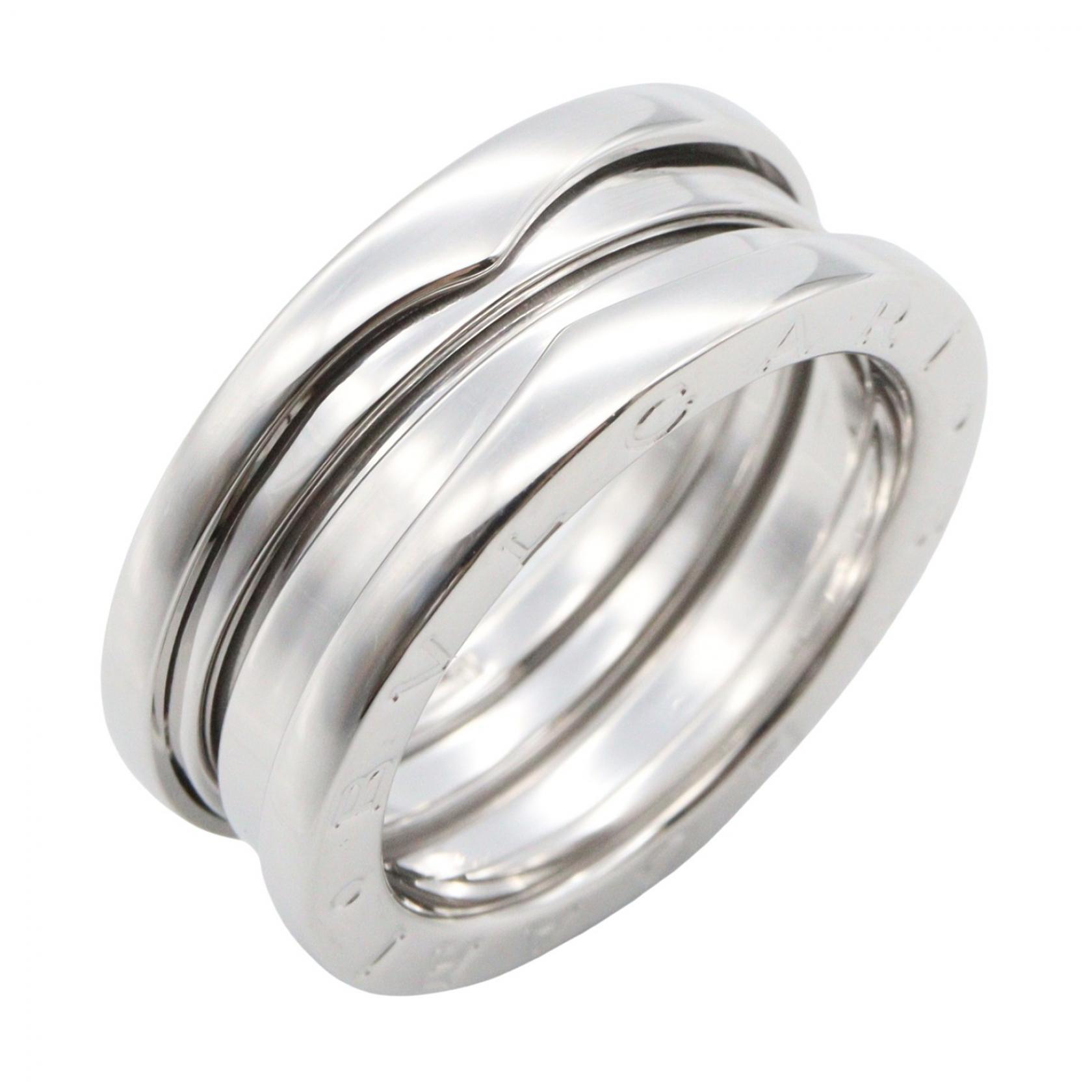 ≪10%OFFクーポン 7/19 20時~7/26 9:59≫ブルガリ BVLGARI B-zero1 ビーゼロワン リング 3バンド リング・指輪 ジュエリー K18WG(ホワイトゴールド) レディース シルバー系 532400 【中古】|Mike Museum