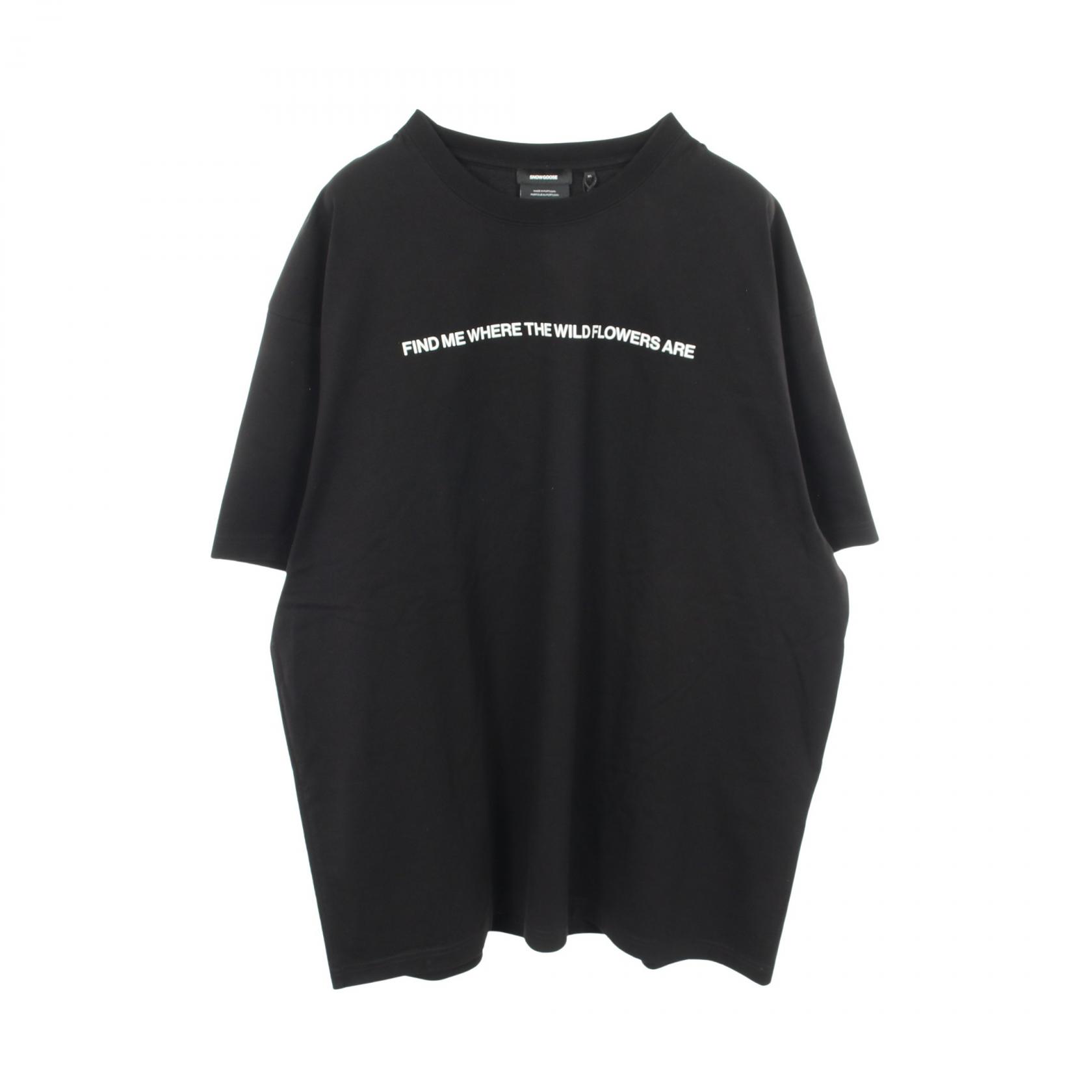 《全品5%クーポン×P5倍》カナダグース CANADA GOOSE SNOW GOOSE ゼニス 半袖Tシャツ 衣料品 トップス コットン メンズ レディース ブラック系 【中古】