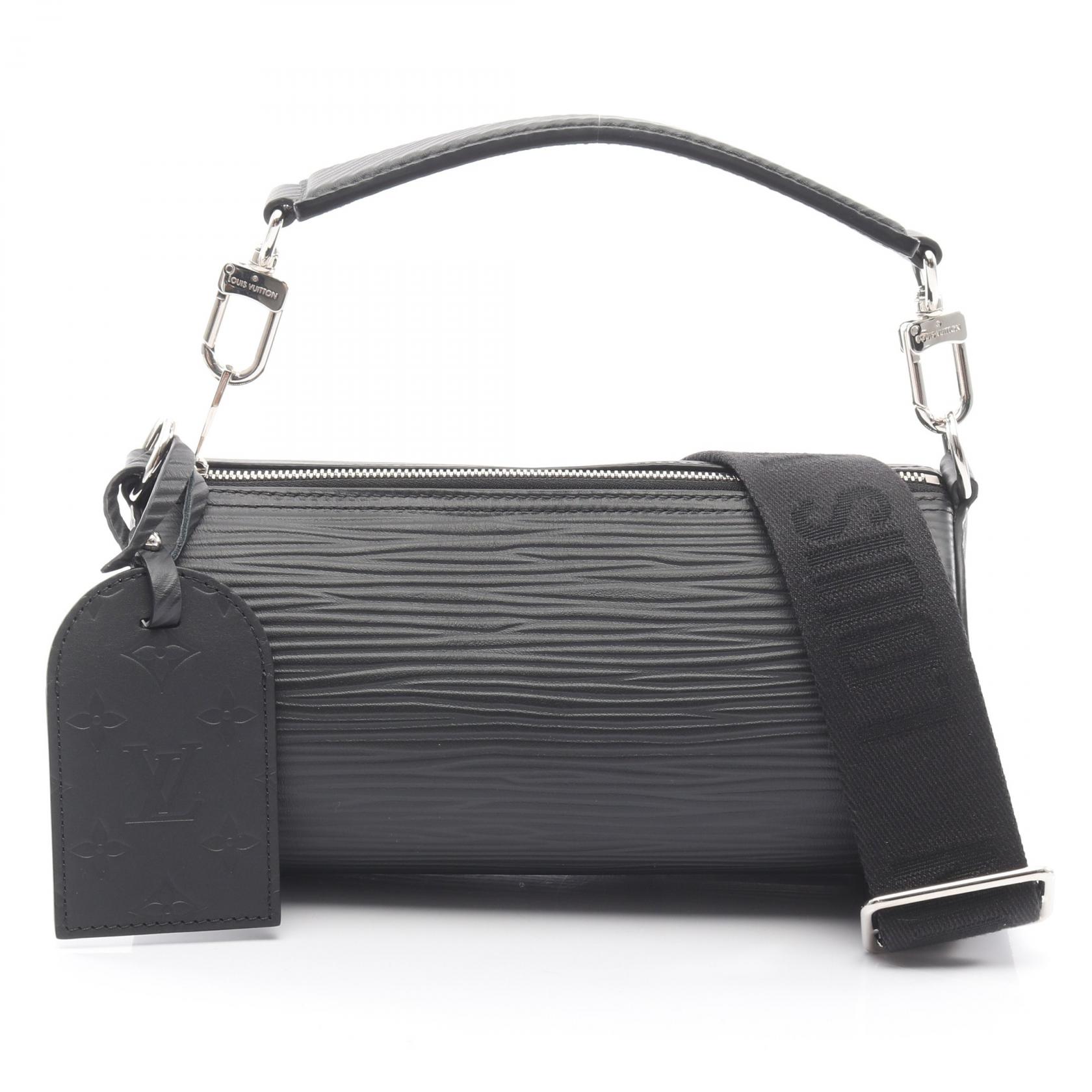 【15%OFFクーポン対象】ルイ・ヴィトン LOUIS VUITTON ソフト ポロションPM XL 2WAY ハンドバッグ バッグ レザー エピ レディース ブラック系 M24324 【中古】