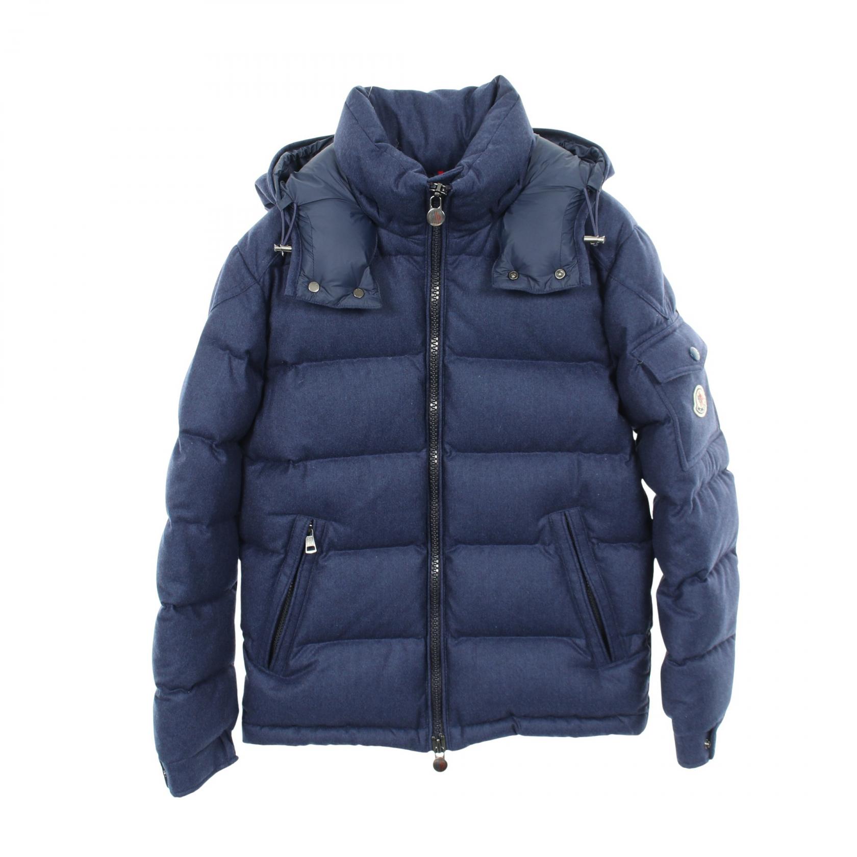 ≪10%OFFクーポン 7/19 20時~7/26 9:59≫モンクレール MONCLER MONTGENEVRE モンジュネーヴル ダウンジャケット 衣料品 アウター ウール メンズ ブルー系 4033805 【中古】|Mike Museum