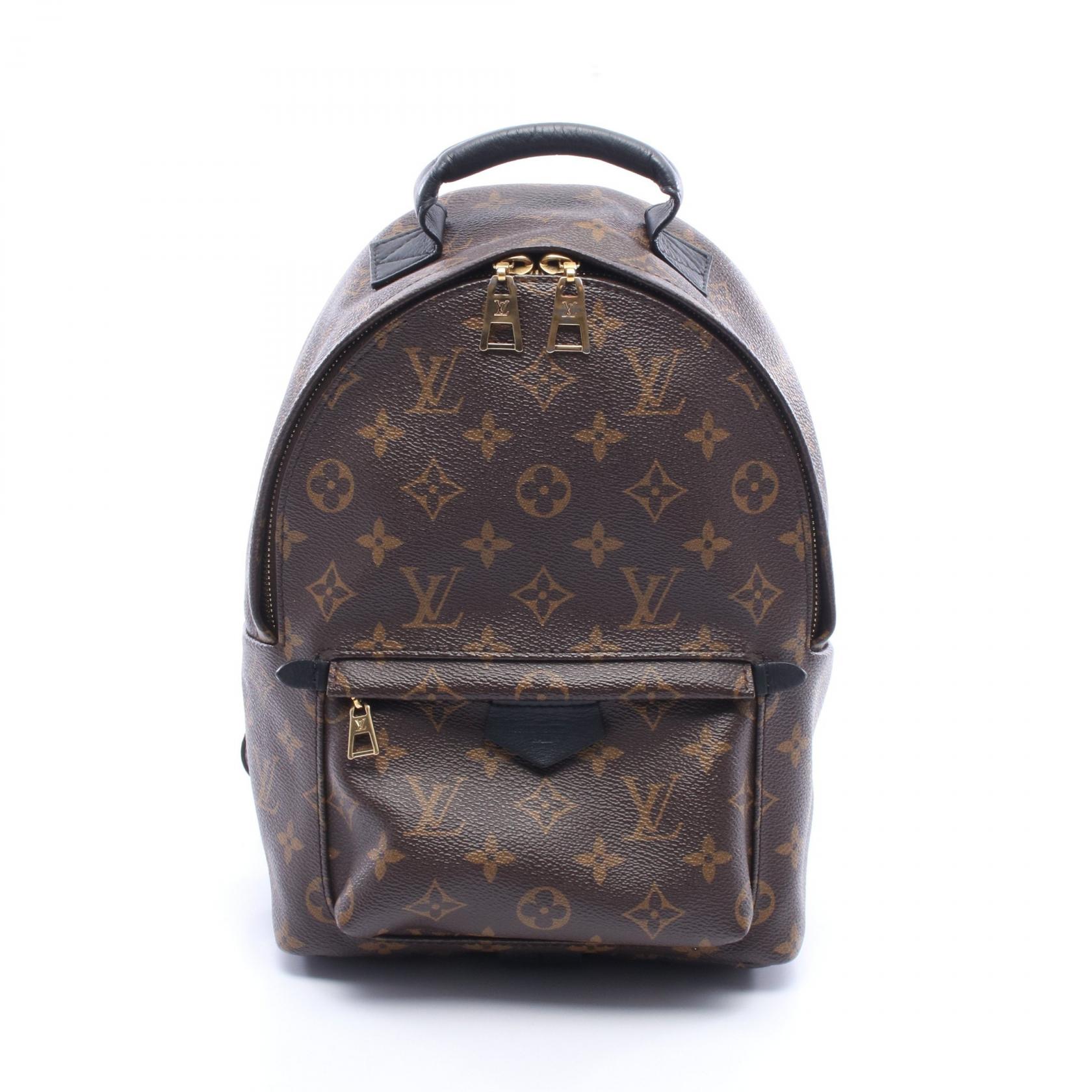【SALE／2万円OFFクーポン】ルイ・ヴィトン LOUIS VUITTON パームスプリングスPM モノグラム リュックサック バックパック バッグ PVCコーティングキャンバス レザー モノグラム レディース ブラウン系 / ブラック系 M41560 【中古】