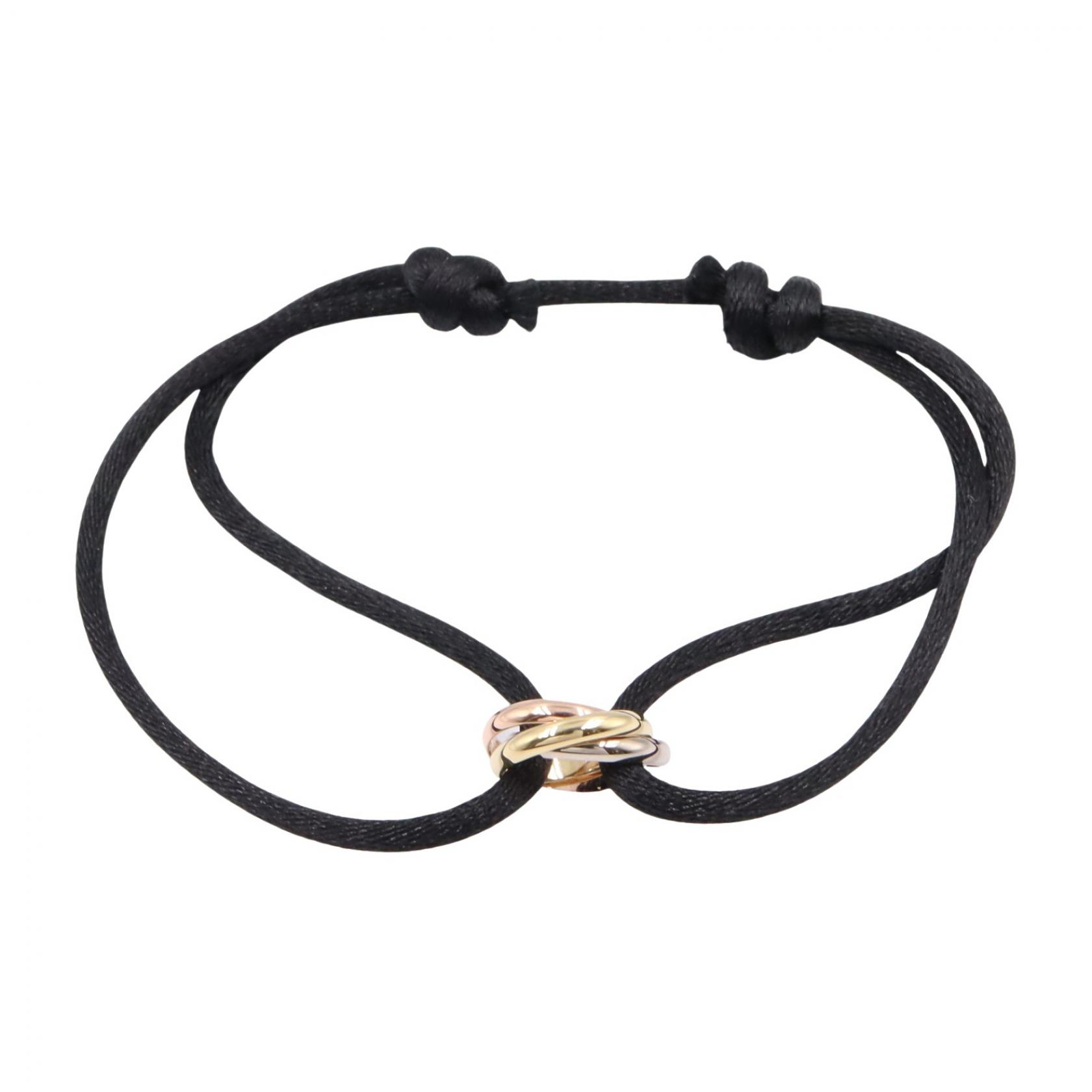 カルティエ CARTIER トリニティ コード ブレスレット ブレスレット アクセサリー K18（イエローゴールド） K18WG（ホワイトゴールド） K18PG（ピンクゴールド） メンズ レディース ゴールド系 / シルバー系 【中古】