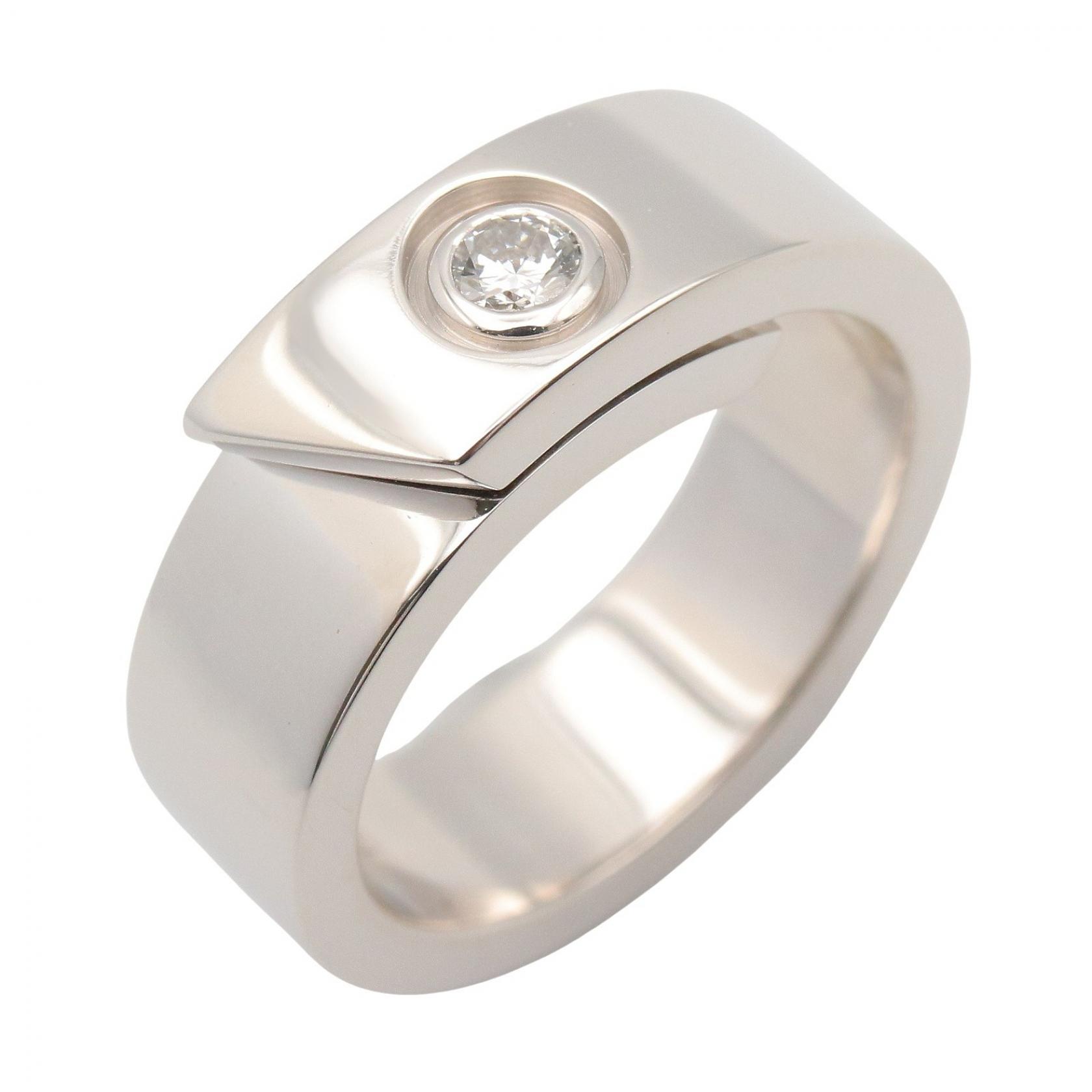 カルティエ CARTIER アニバーサリー 1PD リング リング・指輪 ジュエリー K18WG（ホワイトゴールド） ダイヤモンド レディース クリア系 / シルバー系 【中古】