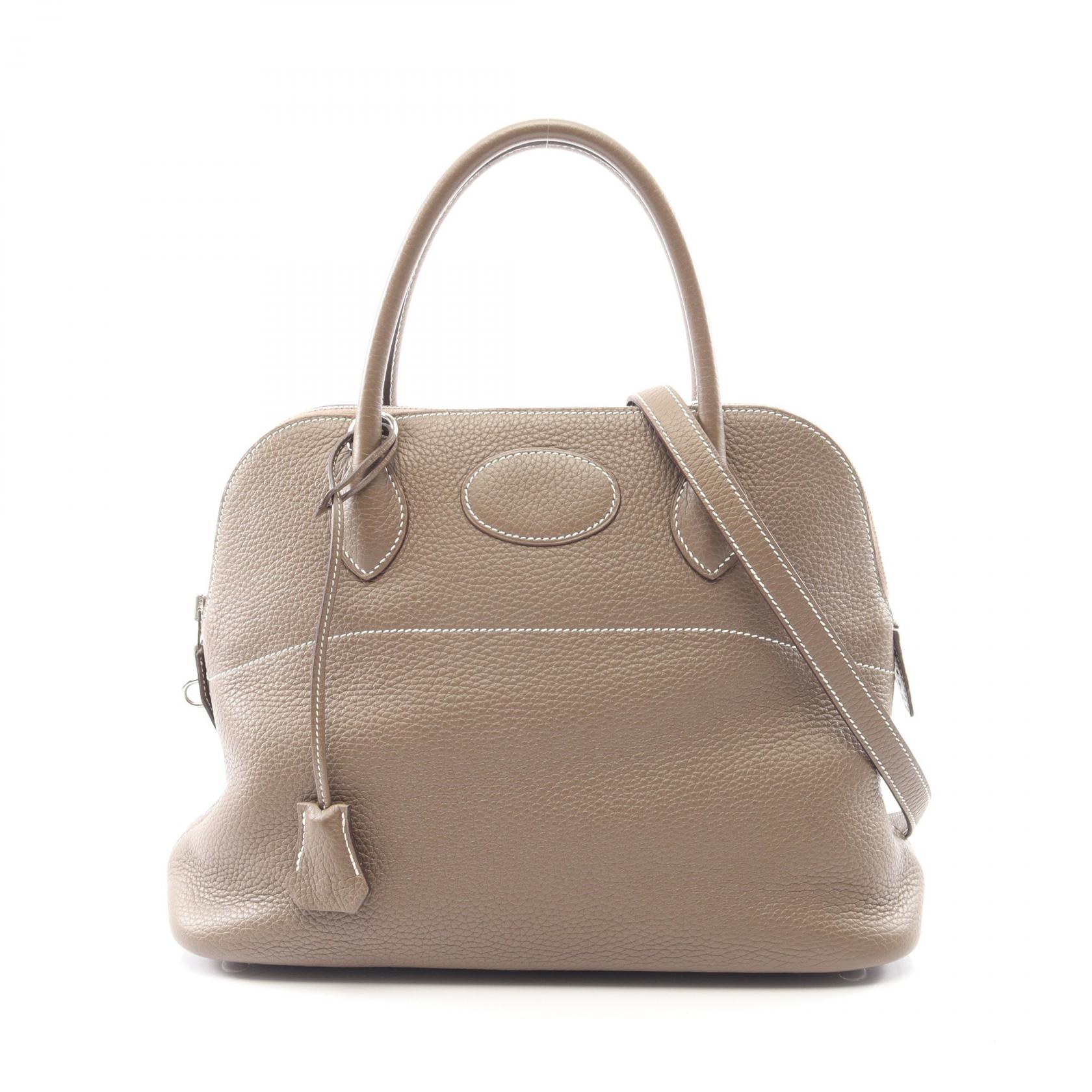 ≪15%OFFクーポン 7/19 20時~7/26 9:59≫エルメス HERMES ボリード31 エトゥープ 2WAY ハンドバッグ バッグ トリヨンクレマンス トリヨンクレマンス レディース ベージュ系 【中古】|Mike Museum